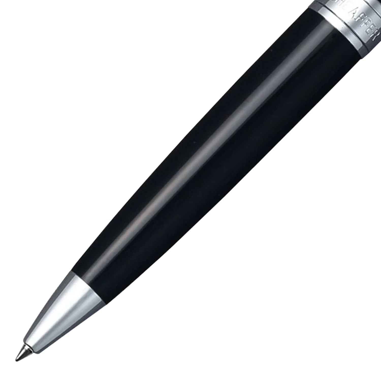 Sheaffer Gift Set - 300 Series Glossy Black CT Ball Pen with Credit Card Holder Sheaffer