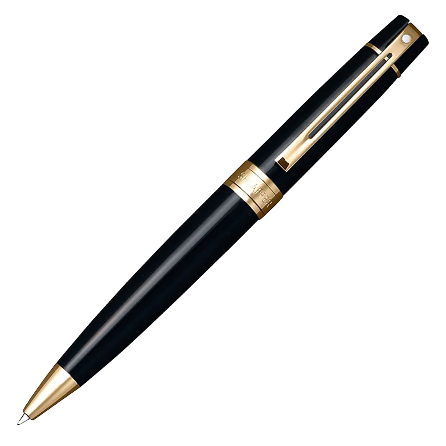 Sheaffer Gift Set - 300 Series Glossy Black GT Ball Pen with Pen Pouch Sheaffer