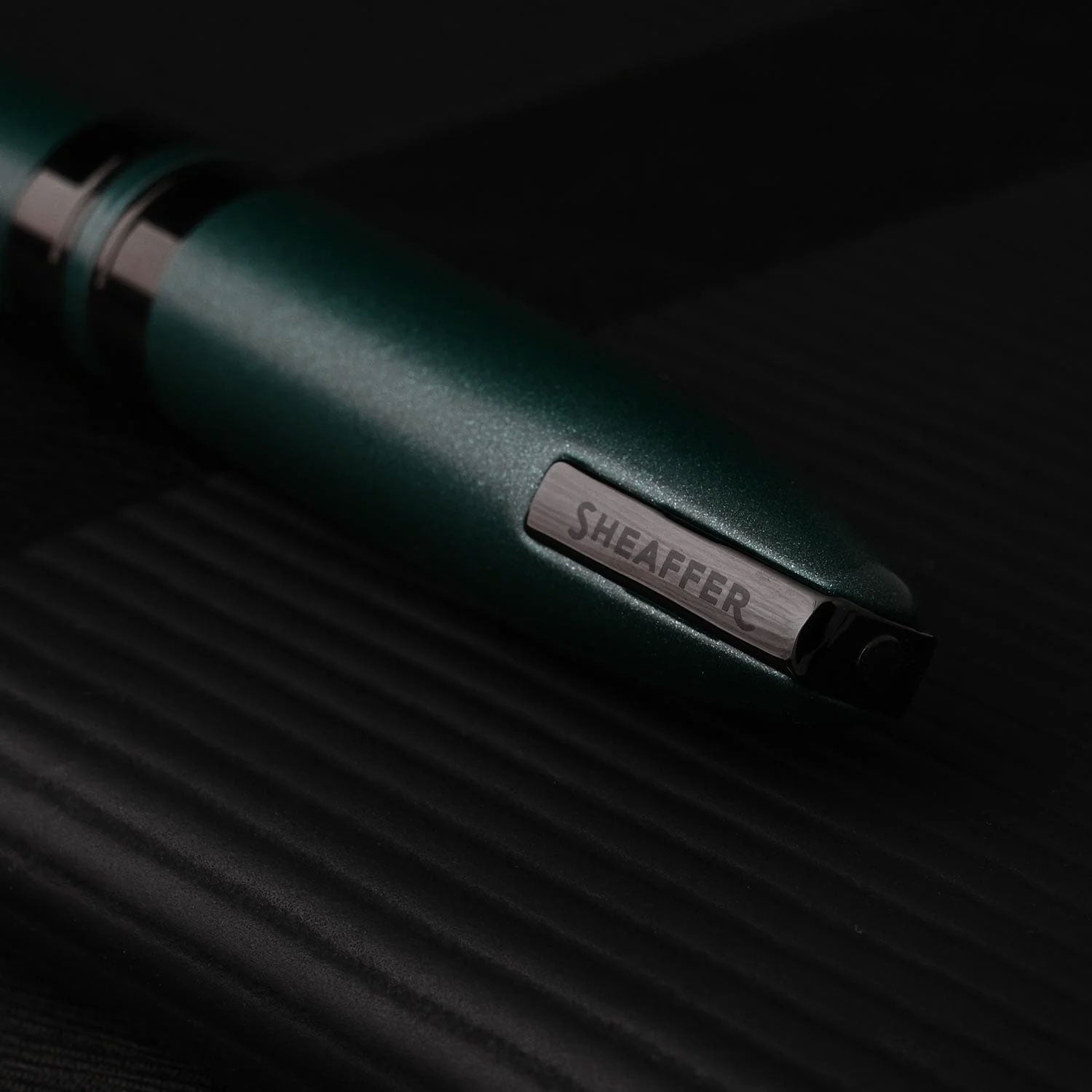 Sheaffer Icon Fountain Pen - Metallic Green PVD Sheaffer