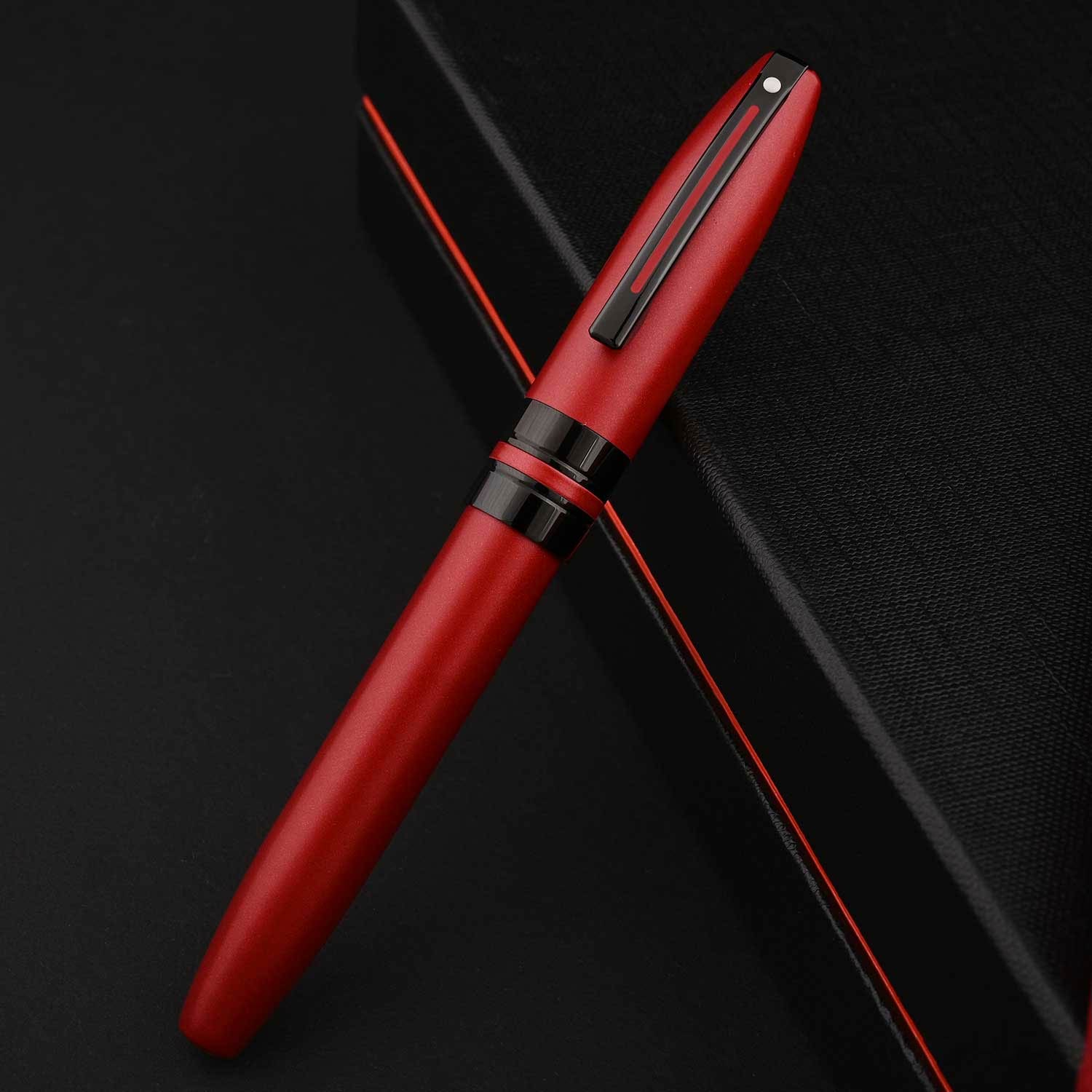 Sheaffer Icon Fountain Pen - Metallic Red PVD Sheaffer