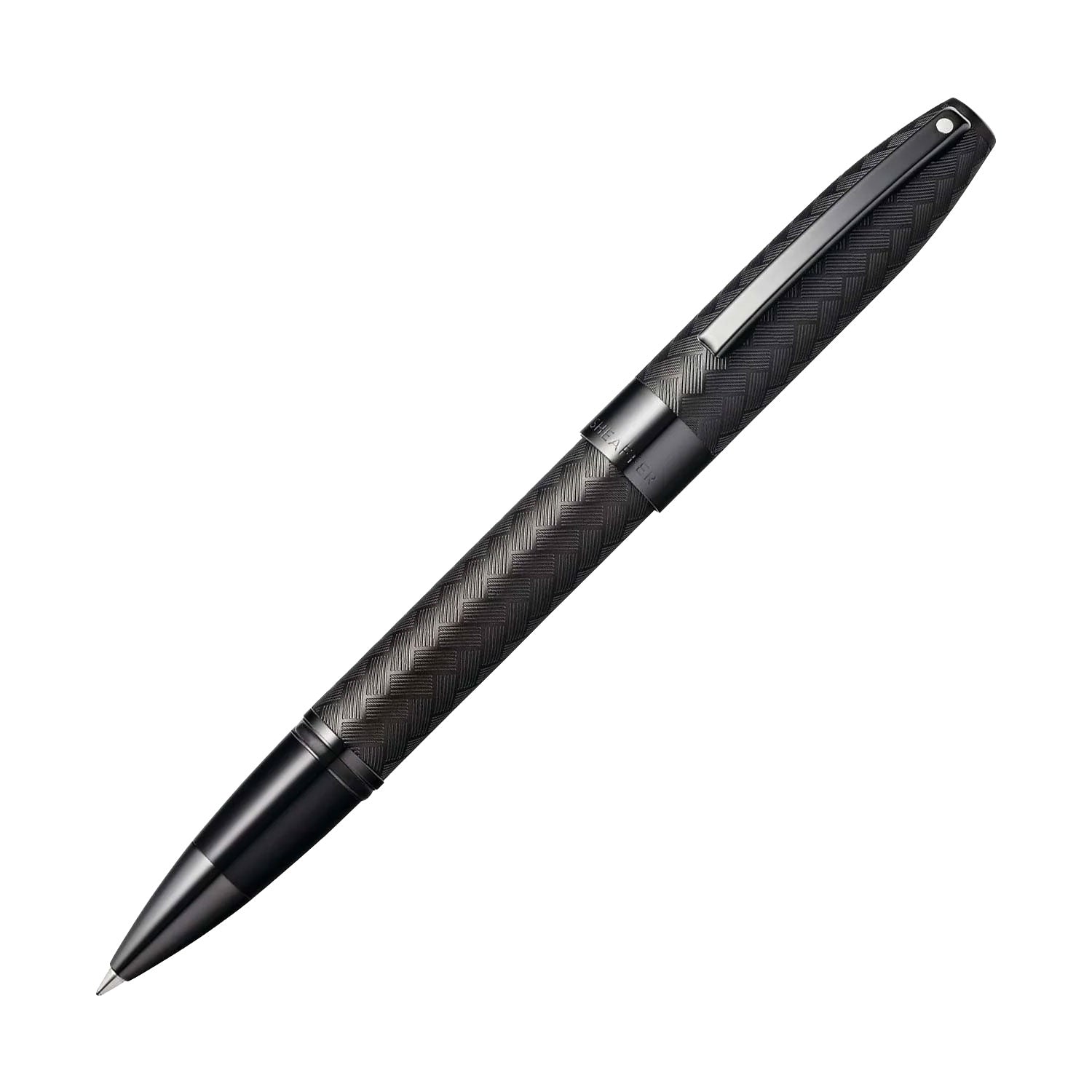 Sheaffer Legacy Chevron Roller Ball Pen - Matte Black PVD Sheaffer