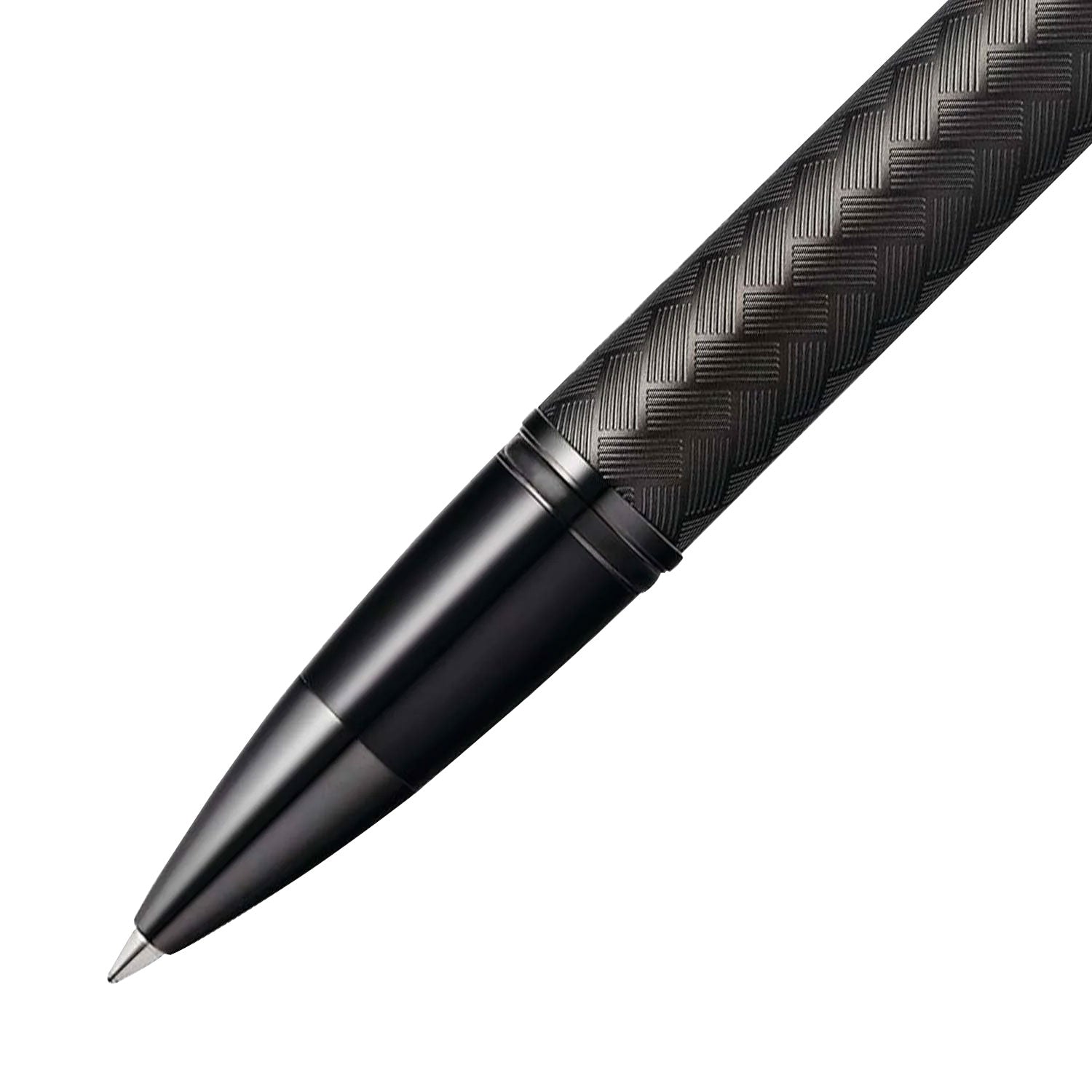 Sheaffer Legacy Chevron Roller Ball Pen - Matte Black PVD Sheaffer