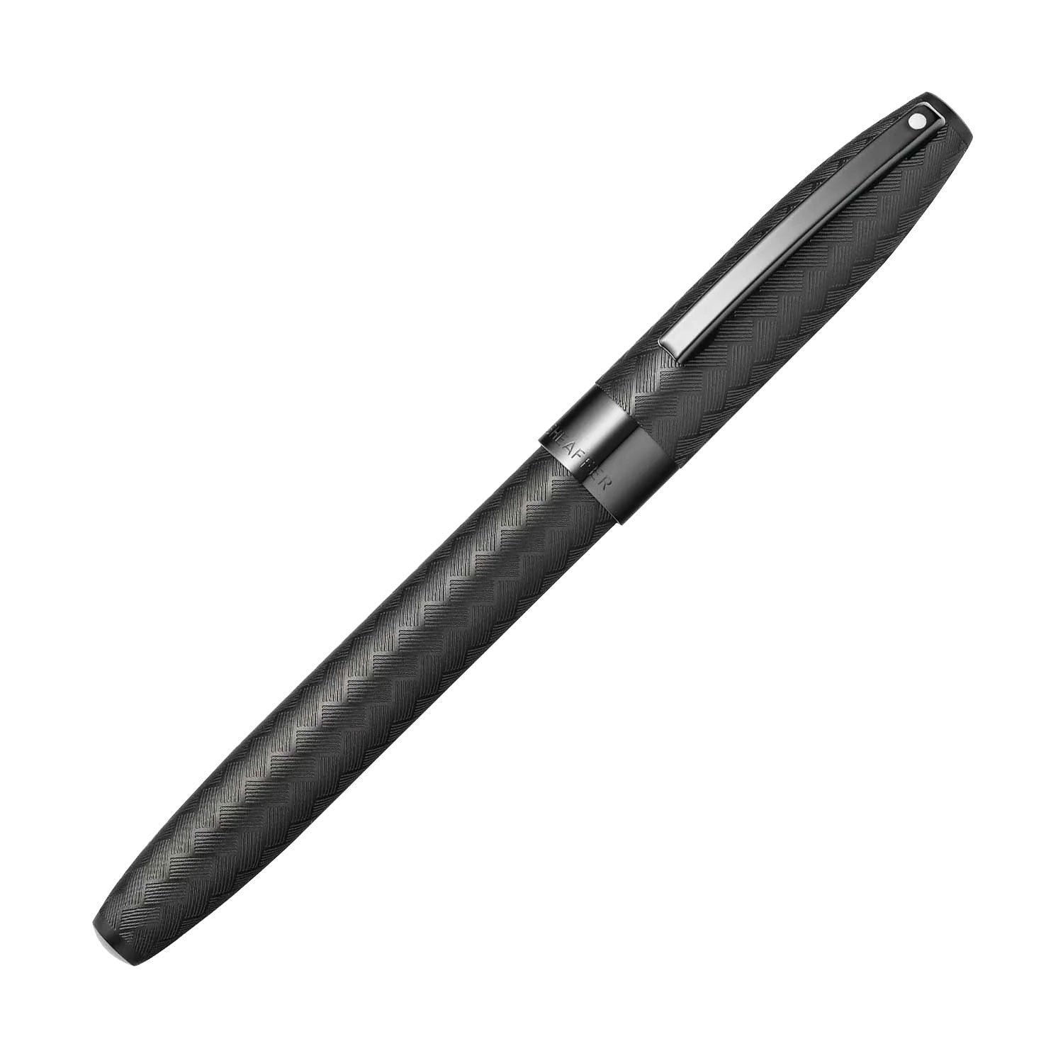 Sheaffer Legacy Chevron Roller Ball Pen - Matte Black PVD Sheaffer