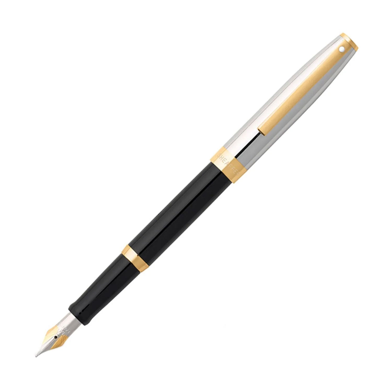 Sheaffer Sagaris Fountain Pen - Black & Chrome GT Sheaffer
