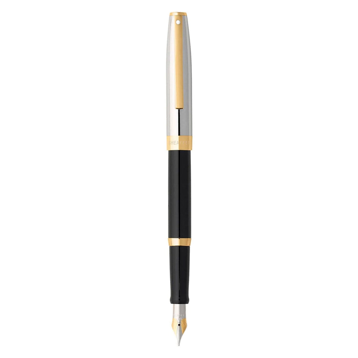 Sheaffer Sagaris Fountain Pen - Black & Chrome GT Sheaffer