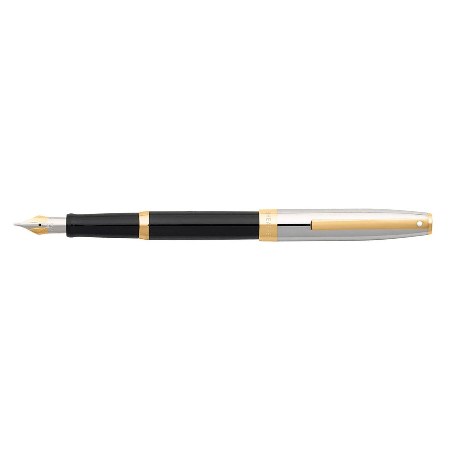 Sheaffer Sagaris Fountain Pen - Black & Chrome GT Sheaffer