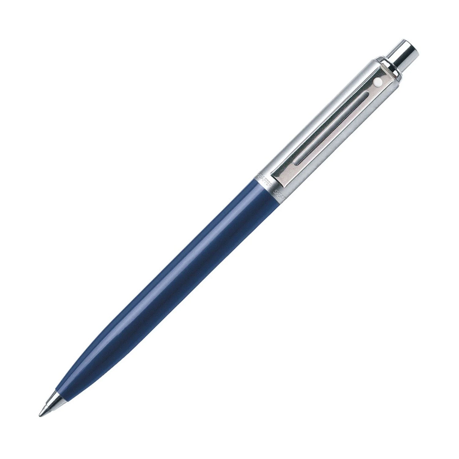 Sheaffer Sentinel Ball Pen - Blue & Brushed Chrome Sheaffer