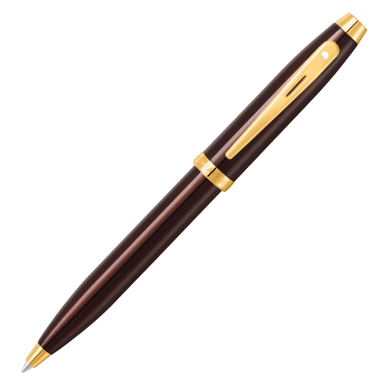 Sheaffer 100 Ball Pen - Coffee Brown GT Sheaffer