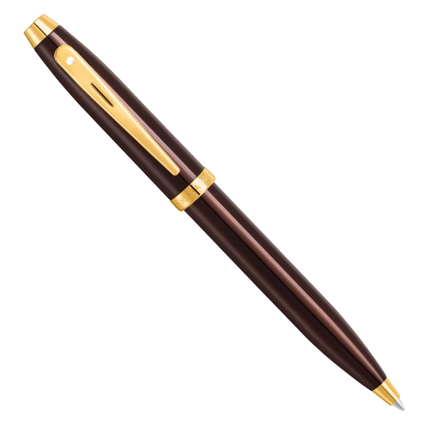 Sheaffer 100 Ball Pen - Coffee Brown GT Sheaffer