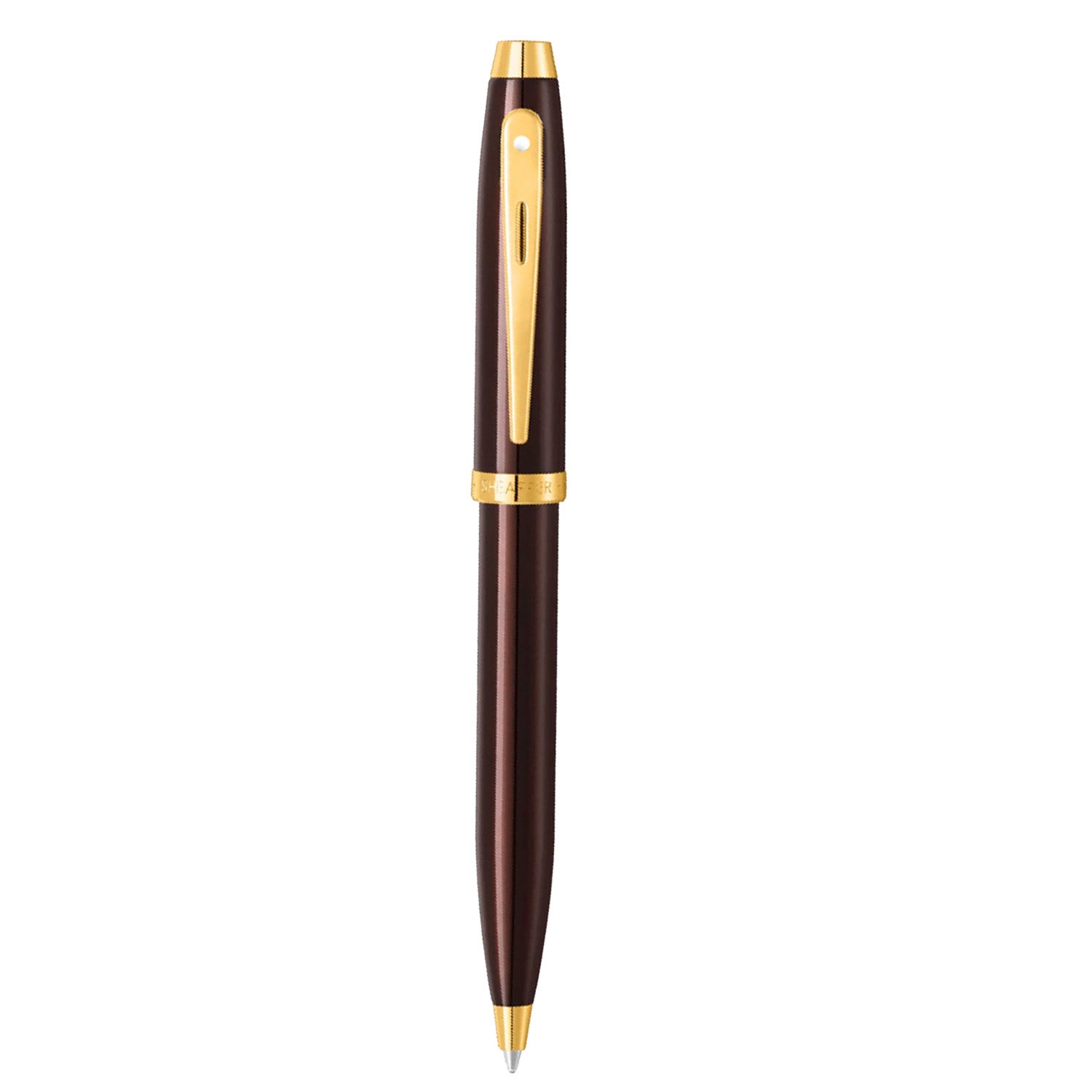Sheaffer 100 Ball Pen - Coffee Brown GT Sheaffer