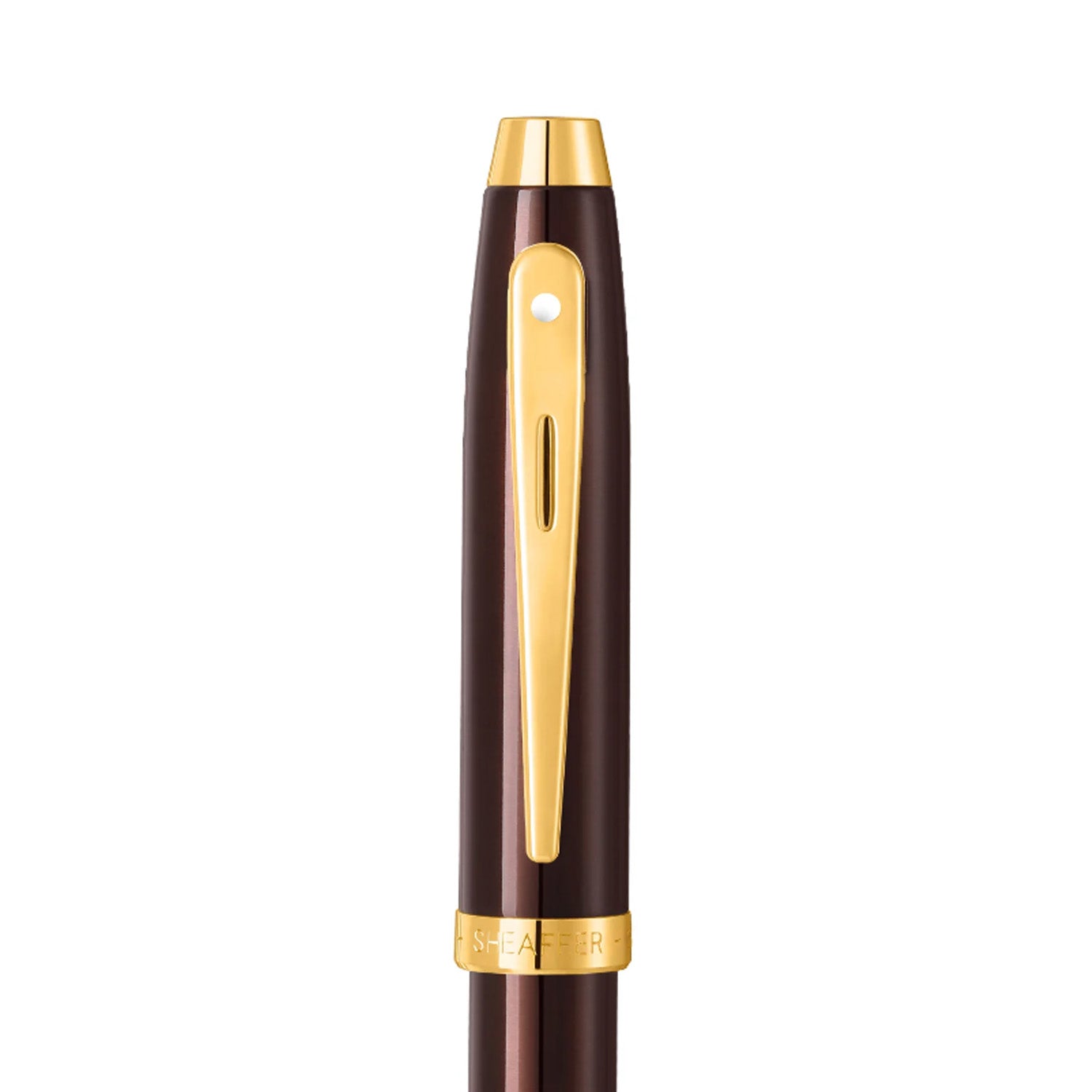 Sheaffer 100 Ball Pen - Coffee Brown GT Sheaffer