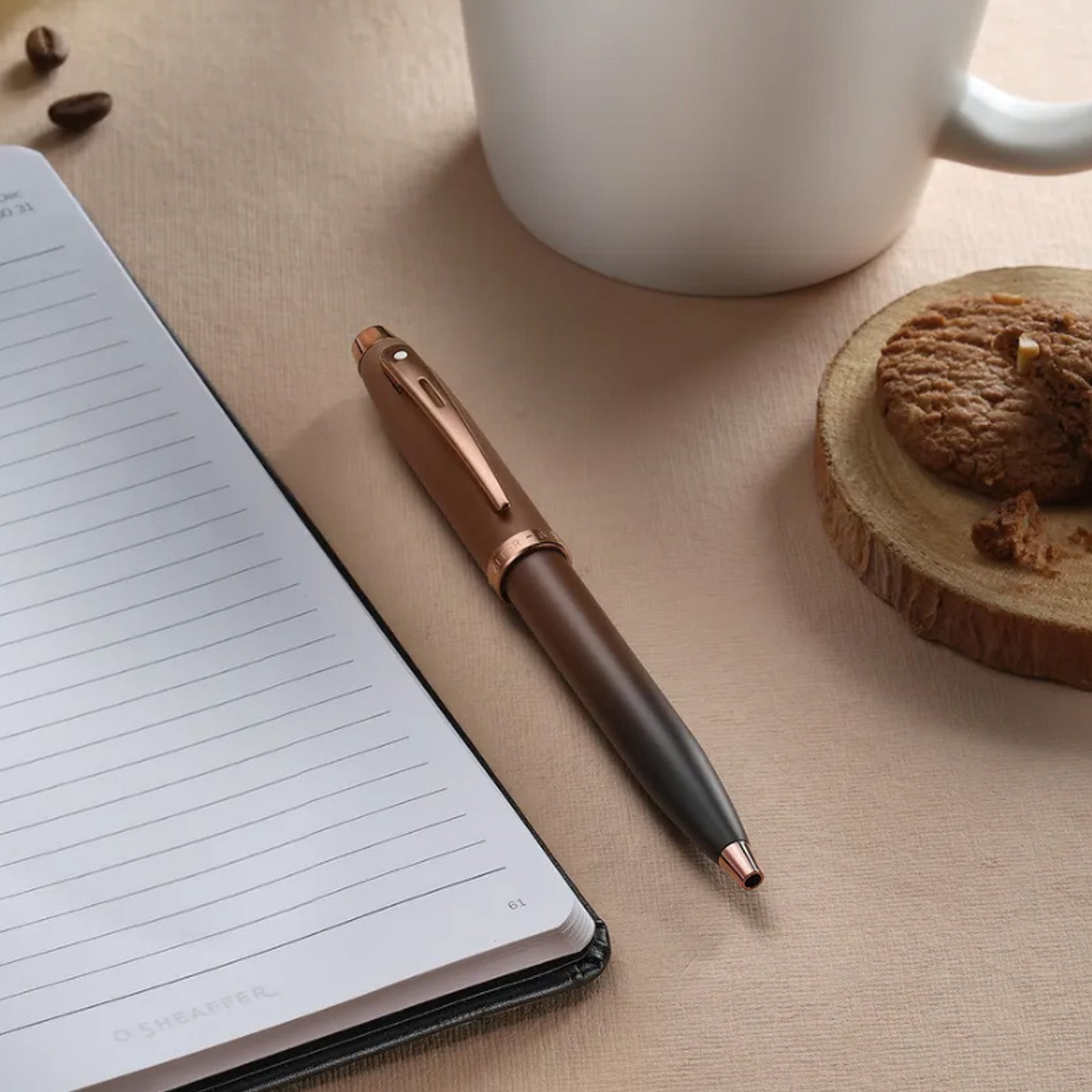 Sheaffer 100 Coffee Edition Ball Pen - Brown PVD Sheaffer