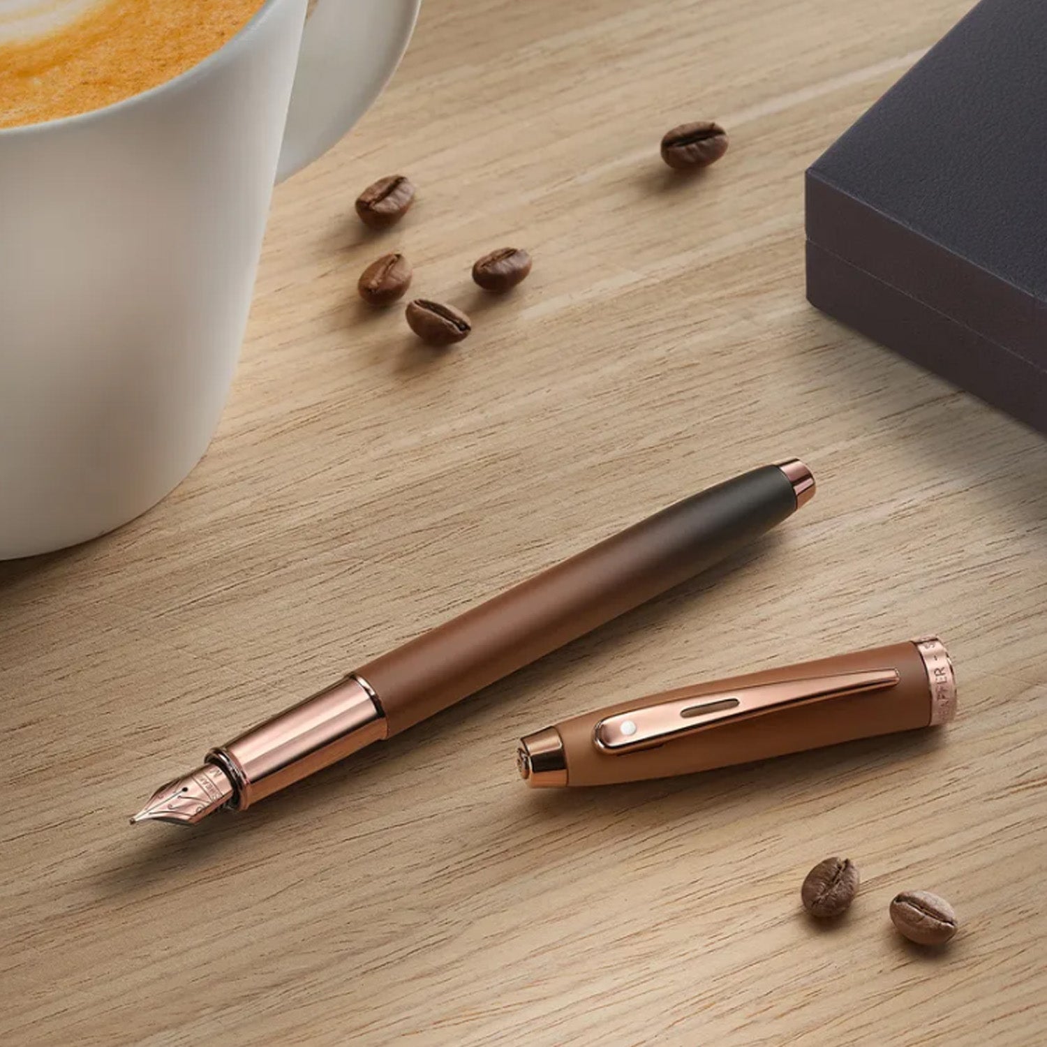 Sheaffer 100 Coffee Edition Fountain Pen - Brown PVD Sheaffer