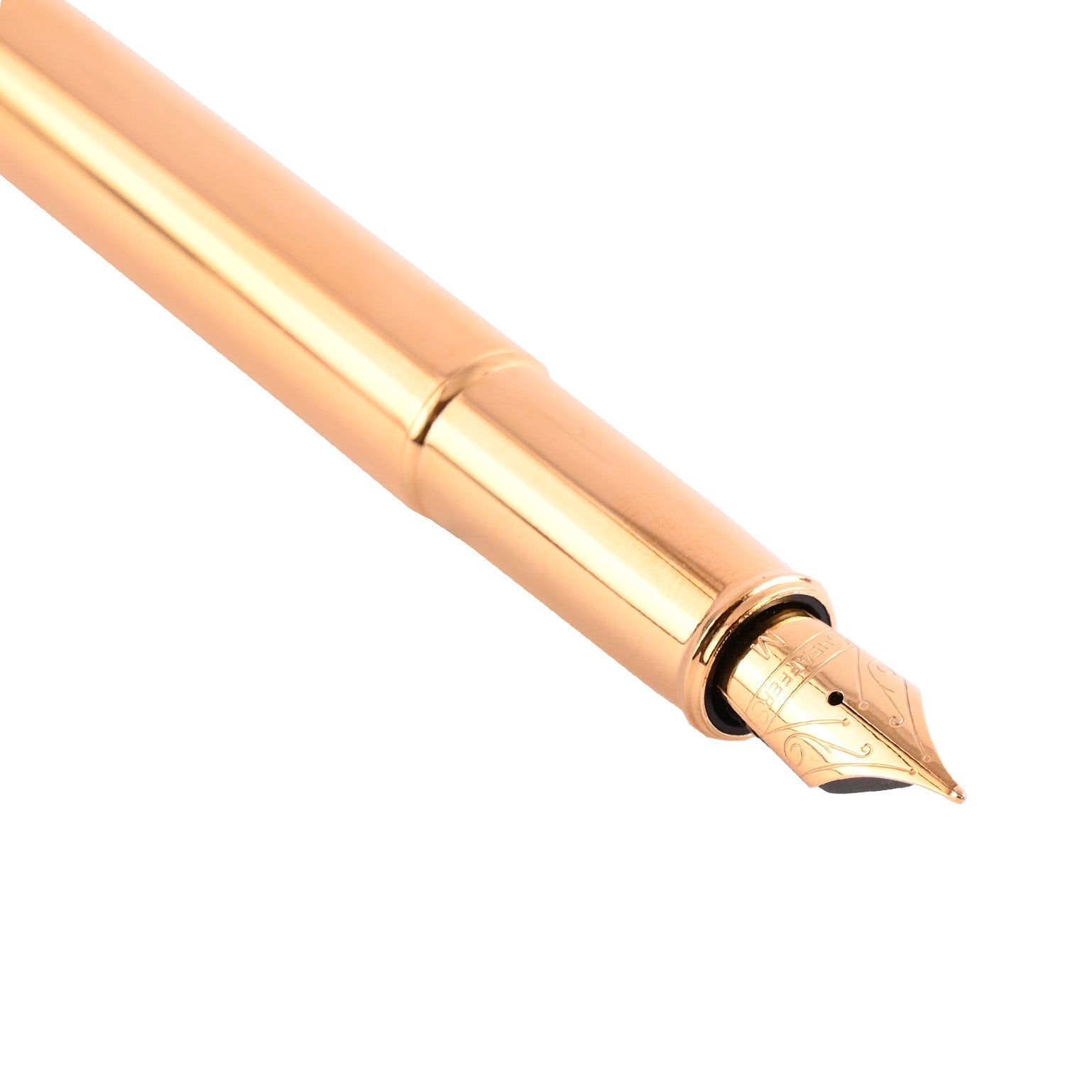 Sheaffer 100 PVD Gold with Diamond Embellishment Fountain Pen Sheaffer