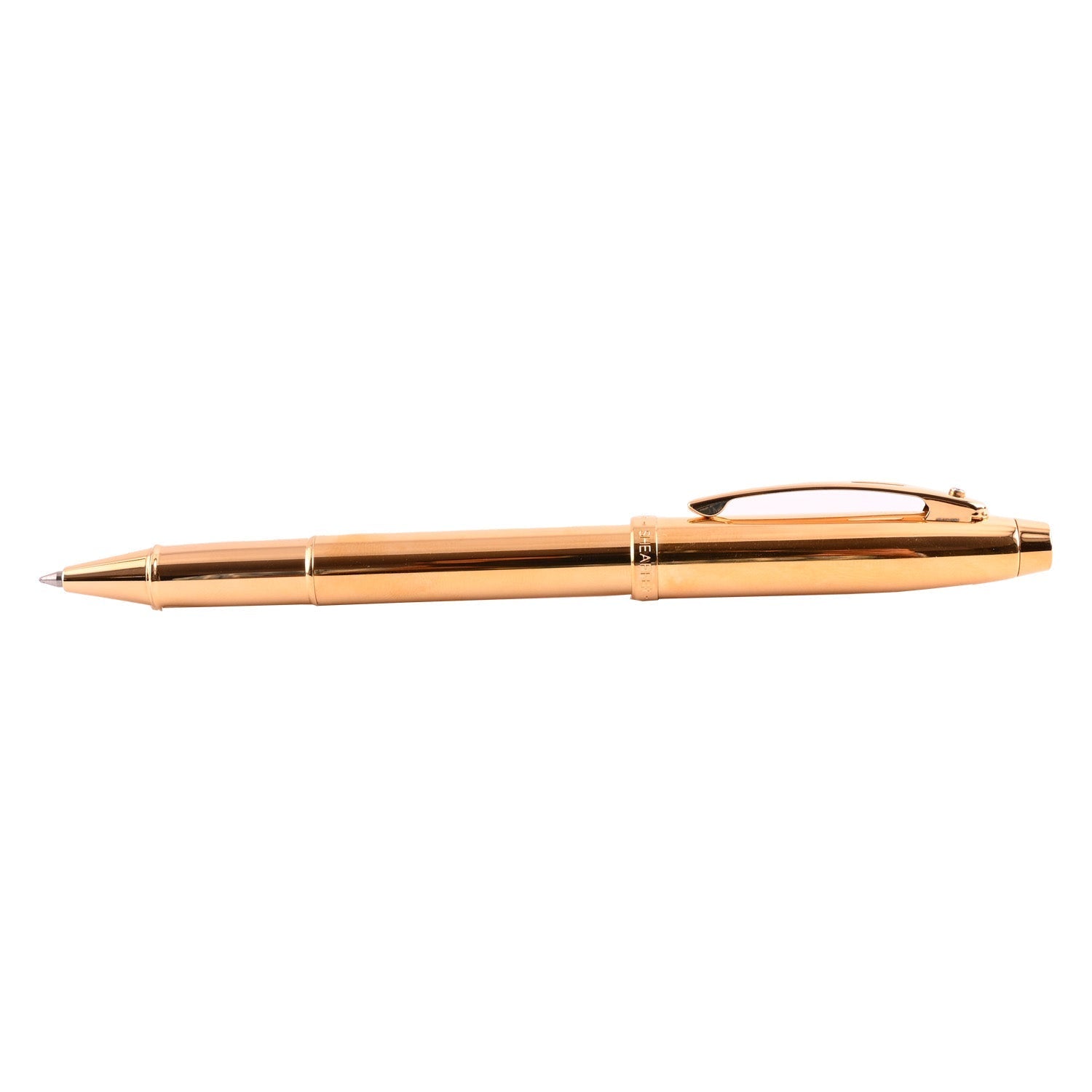 Sheaffer 100 PVD Gold with Diamond Embellishment Roller Ball Pen Sheaffer