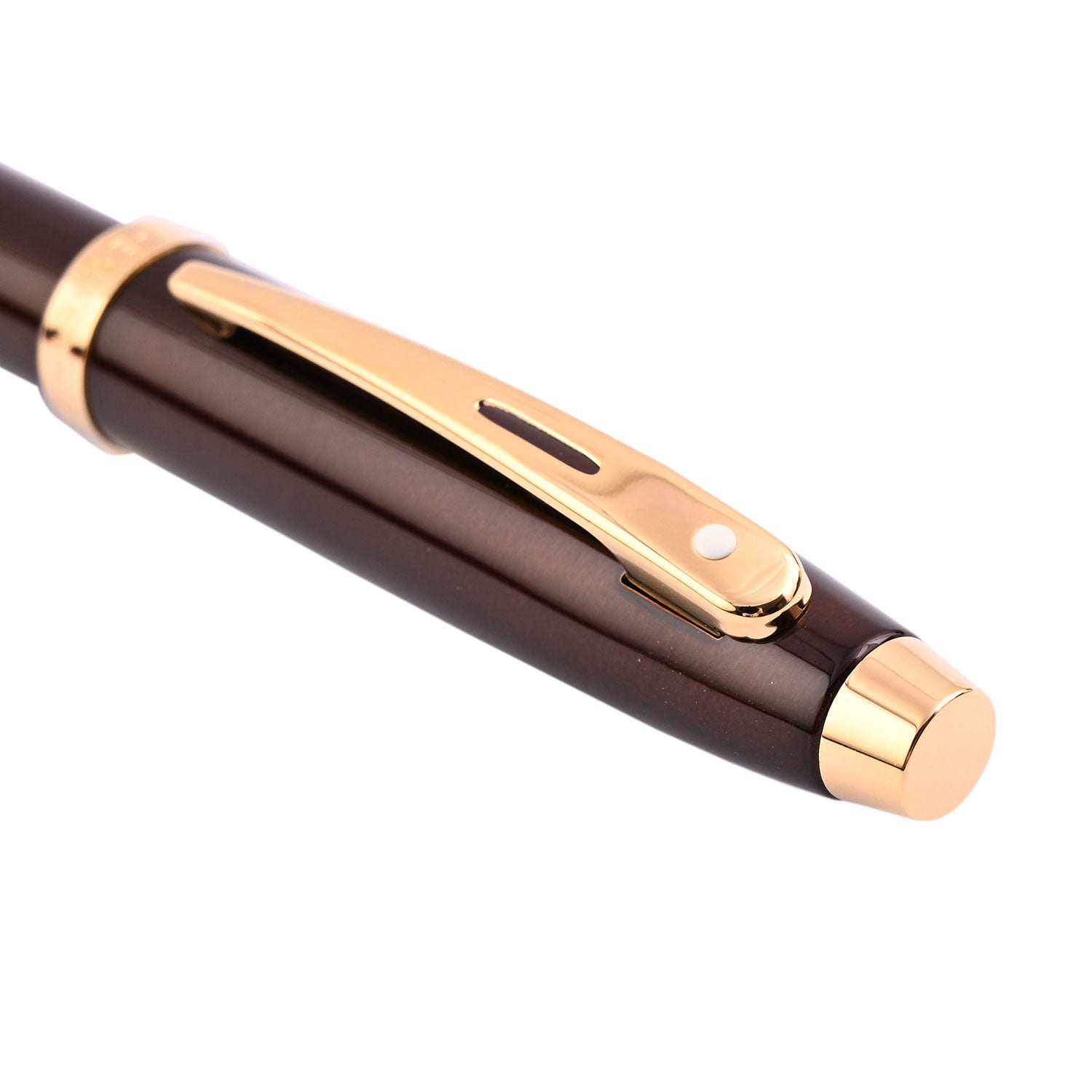 Sheaffer 100 Roller Ball Pen - Coffee Brown GT Sheaffer