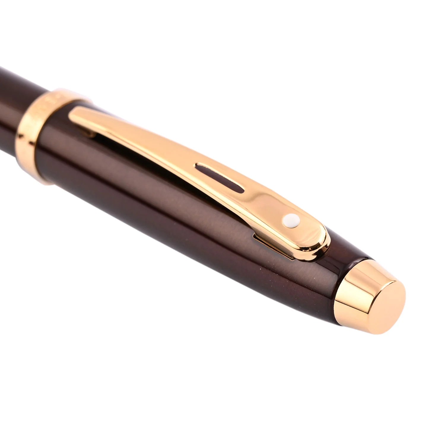 Sheaffer 100 Roller Ball Pen - Coffee Brown GT William Penn