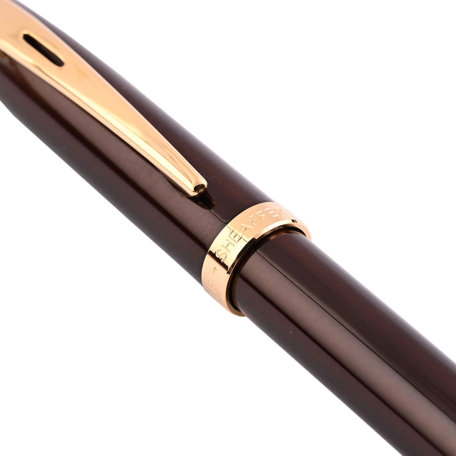 Sheaffer 100 Roller Ball Pen - Coffee Brown GT William Penn