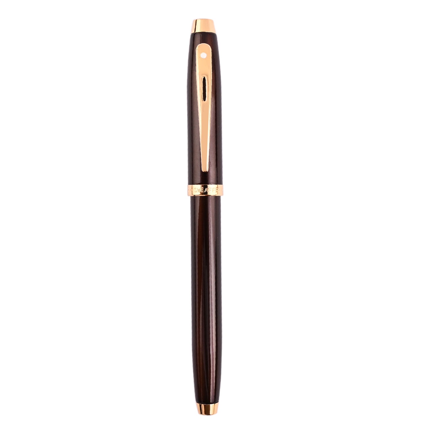 Sheaffer 100 Roller Ball Pen - Coffee Brown GT Sheaffer