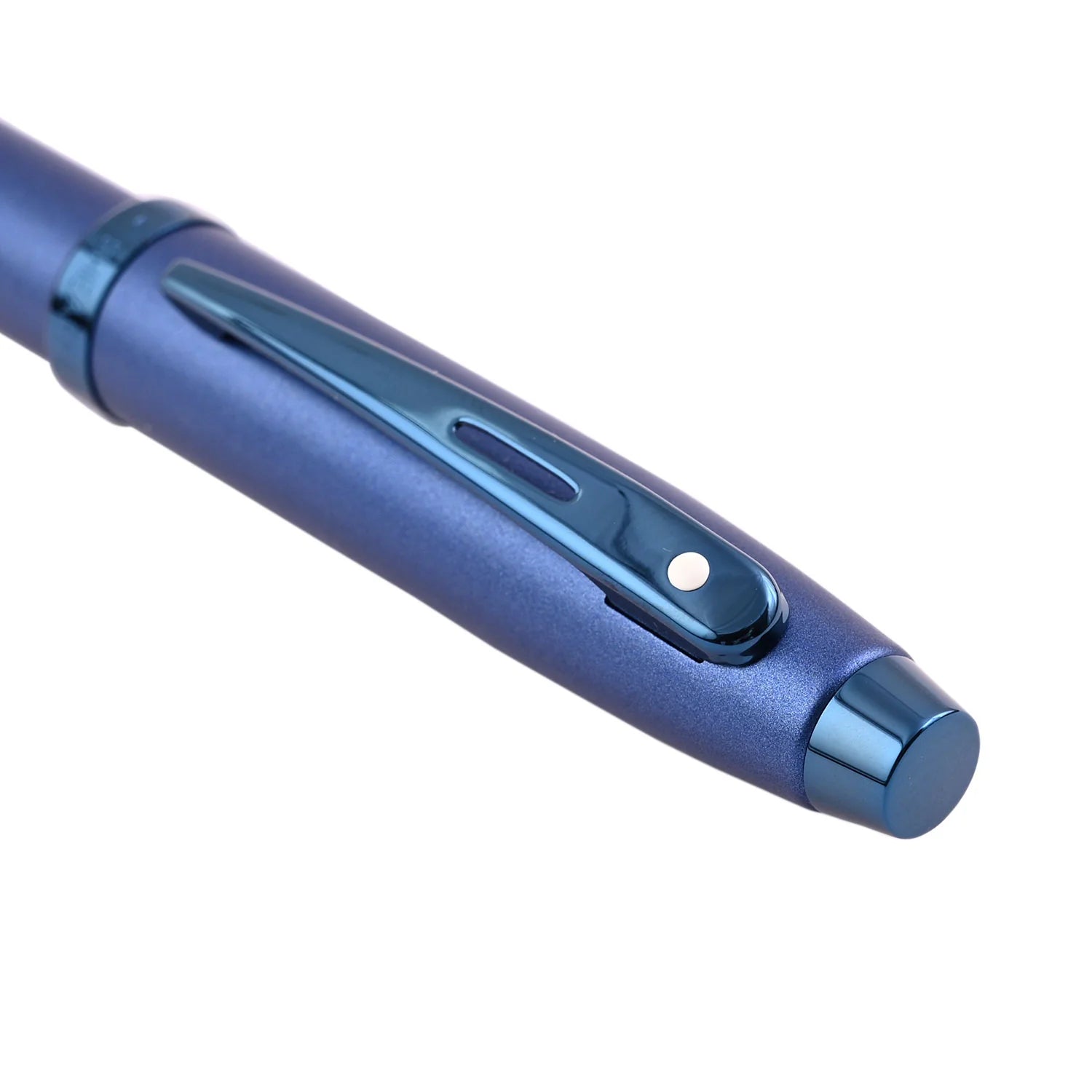 Sheaffer Satin Blue with Blue Trim E9371 Gift100 Rollerball Pen Pen Club