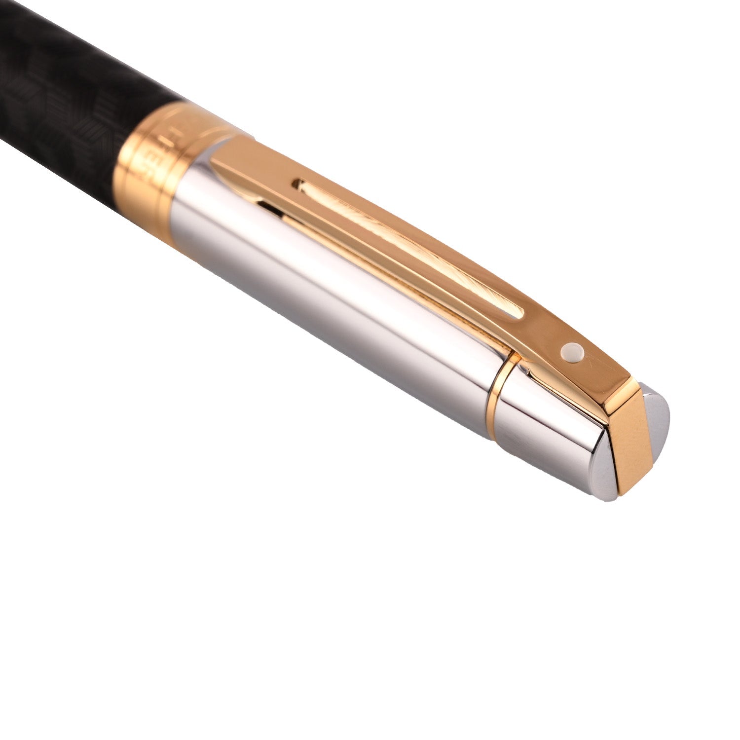 Sheaffer 300 Ball Pen - Engraved Black & Chrome GT Sheaffer