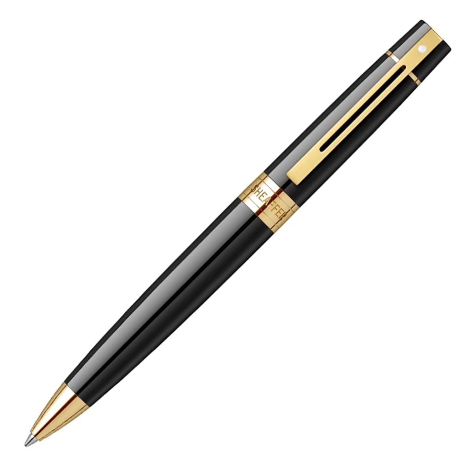 Sheaffer 300 Ball Pen - Glossy Black GT Sheaffer