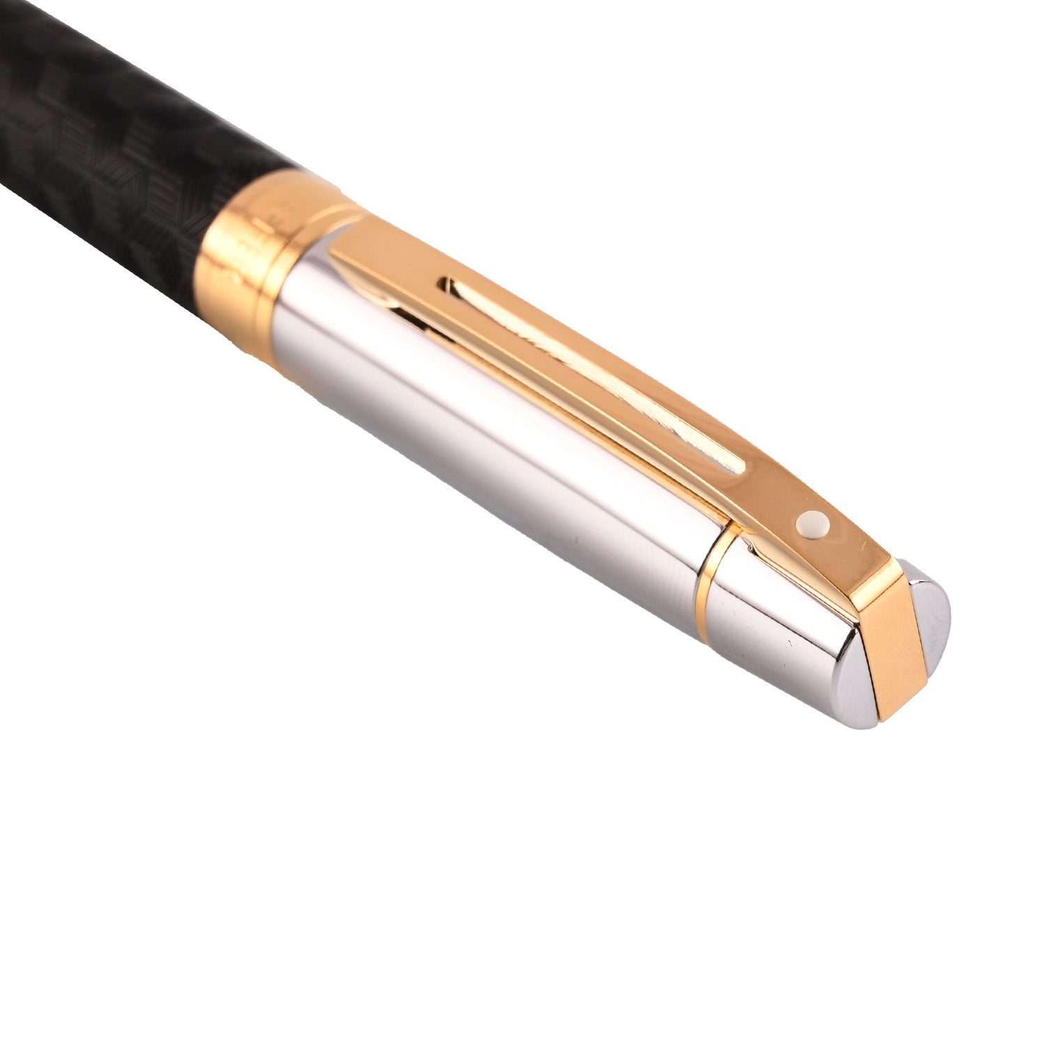 Sheaffer 300 Fountain Pen - Engraved Black & Chrome GT Sheaffer