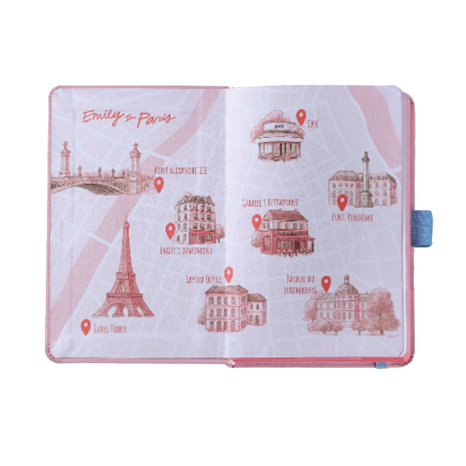 Sheaffer 321 Emily in Paris Gift Set - Sentinel Pink Ball Pen with Pink Small Notebook Sheaffer