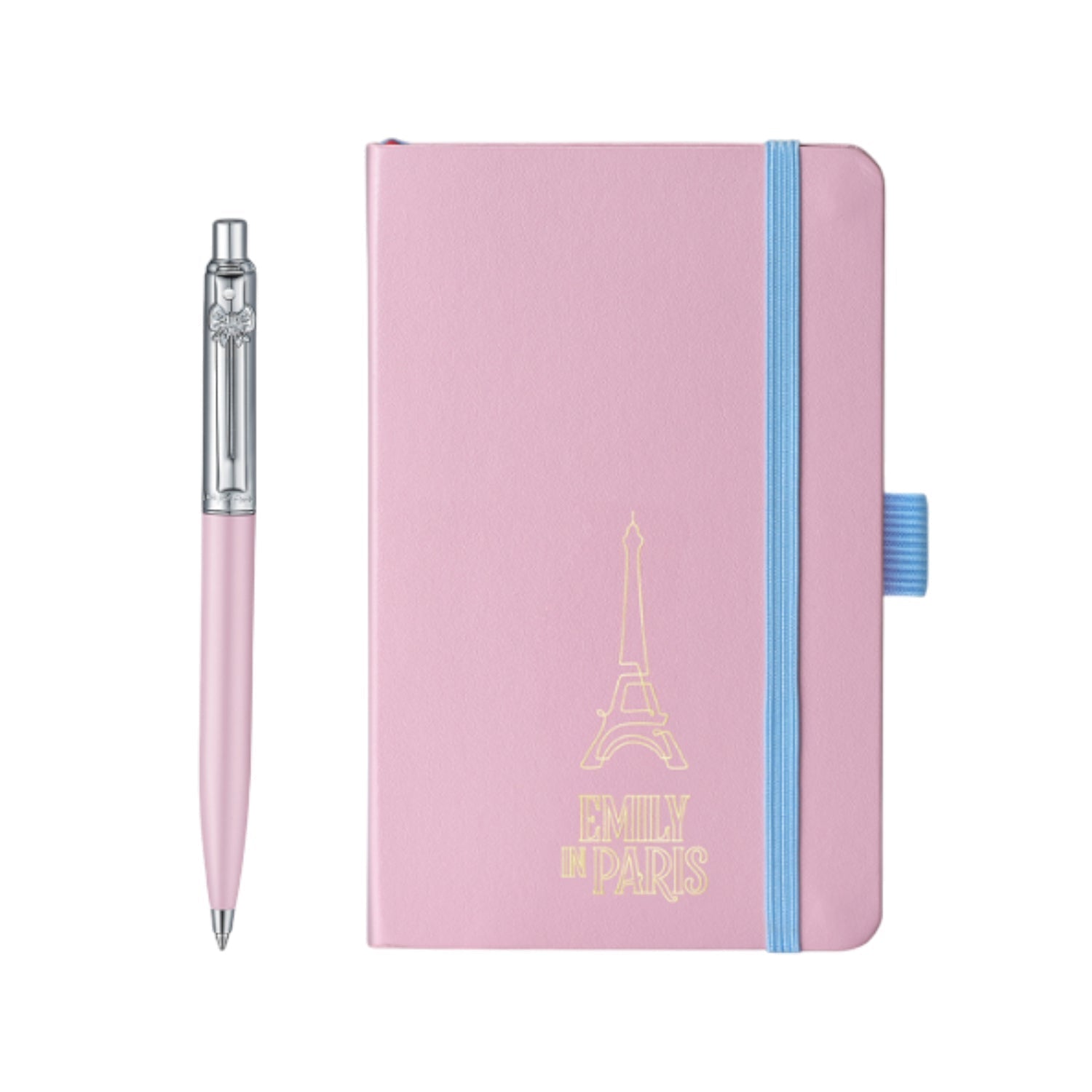 Sheaffer 321 Emily in Paris Gift Set - Sentinel Pink Ball Pen with Pink Small Notebook Sheaffer