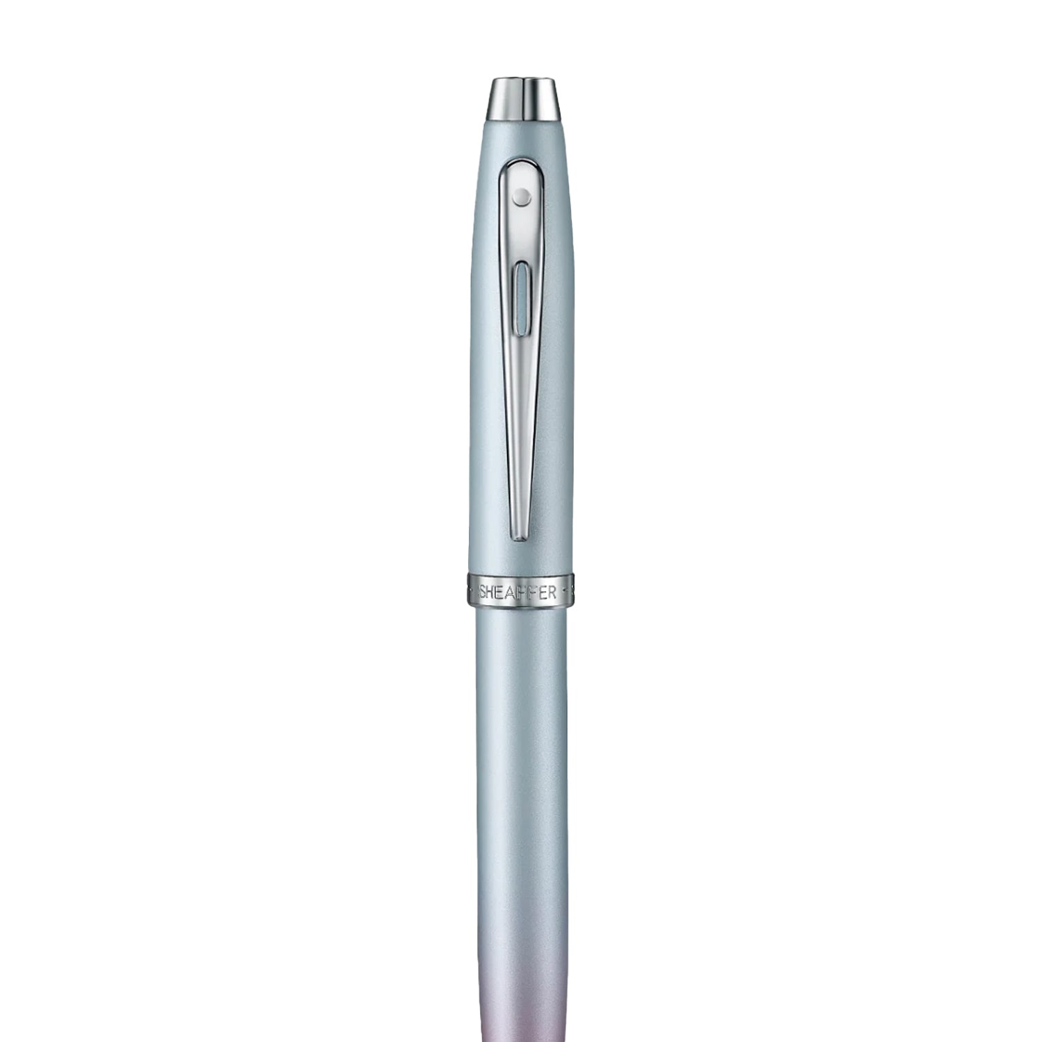 Sheaffer 9376 Gift Set - Expressions 100 Blue & Pink Pearlised Gradient Ball Pen with Credit Card Holder Sheaffer