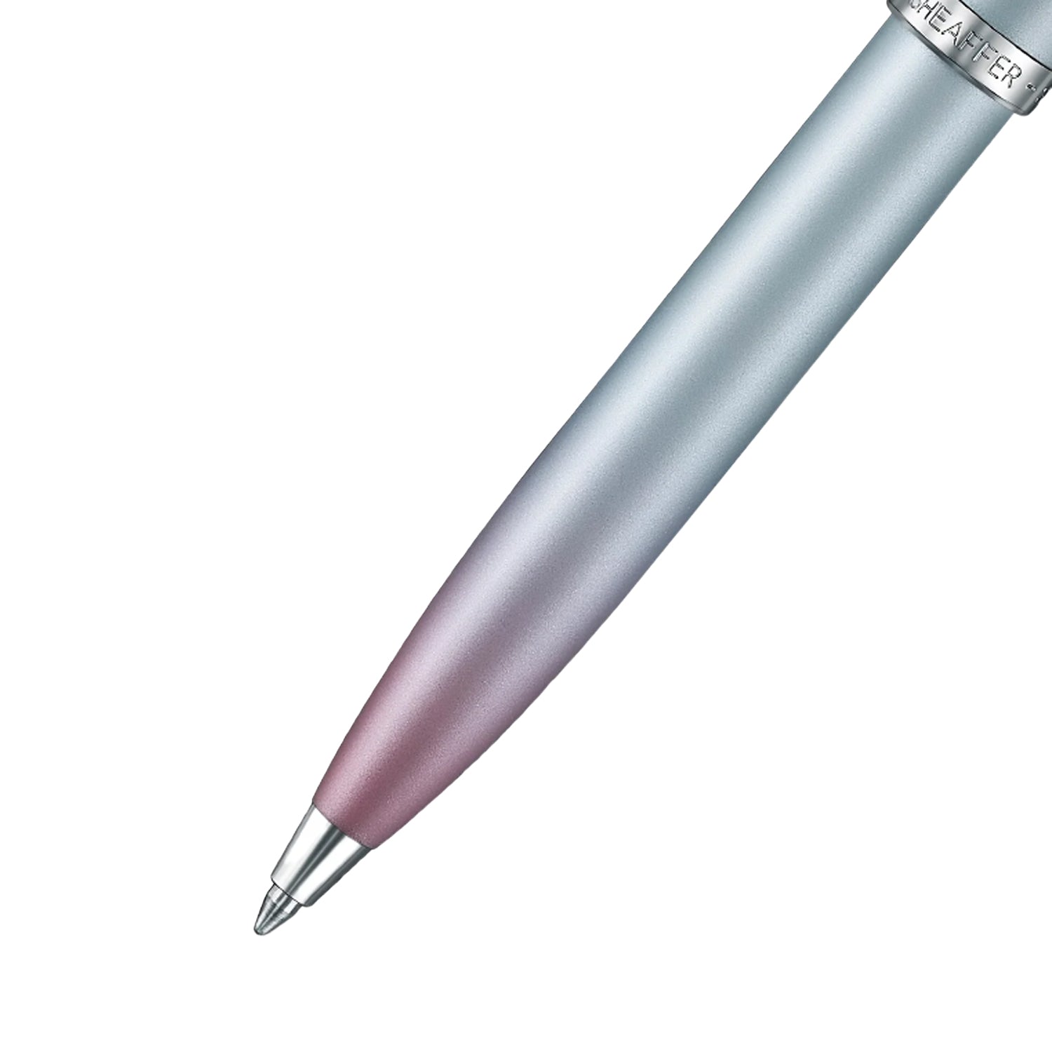 Sheaffer 9376 Gift Set - Expressions 100 Blue & Pink Pearlised Gradient Ball Pen with Credit Card Holder Sheaffer