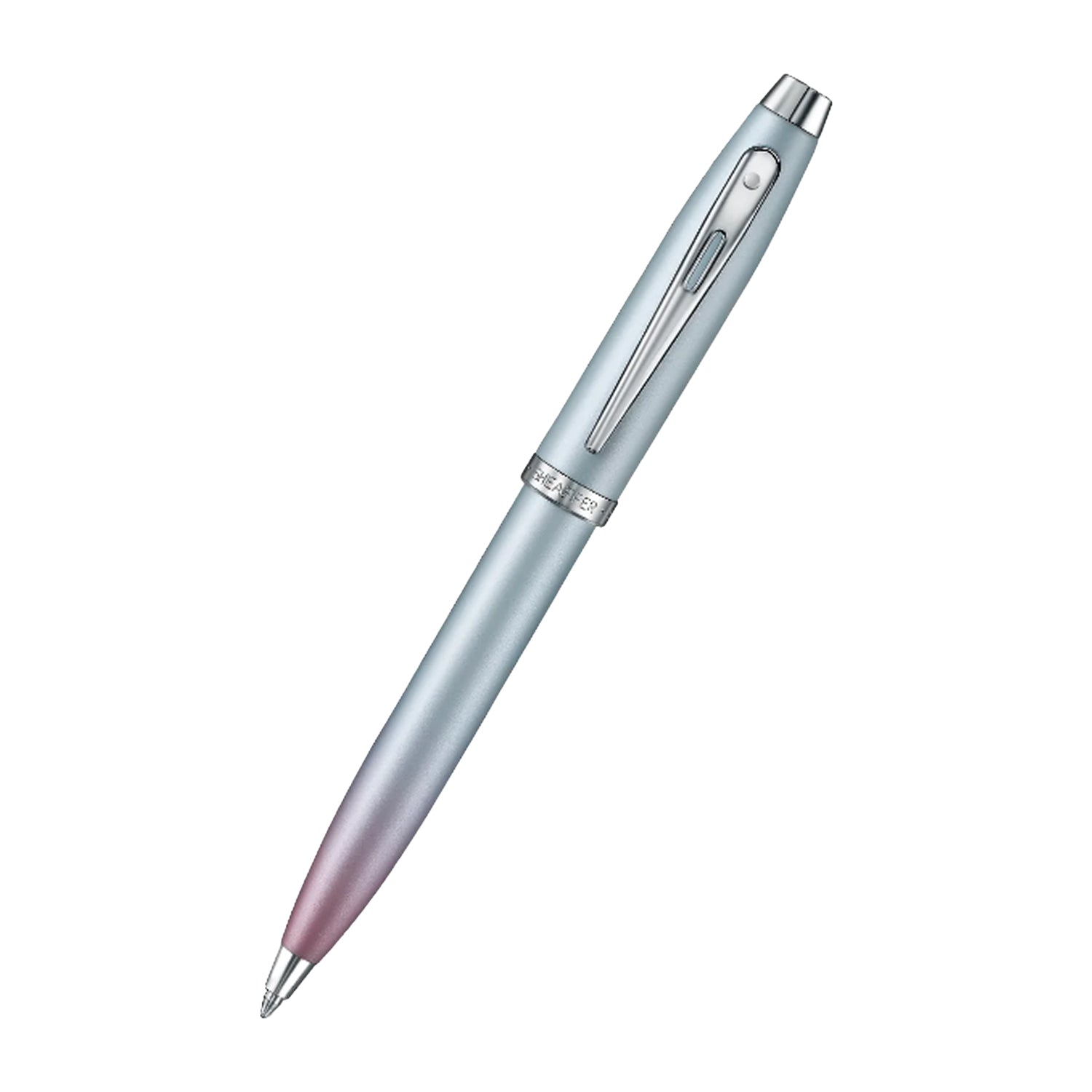 Sheaffer 9376 Gift Set - Expressions 100 Blue & Pink Pearlised Gradient Ball Pen with Credit Card Holder Sheaffer