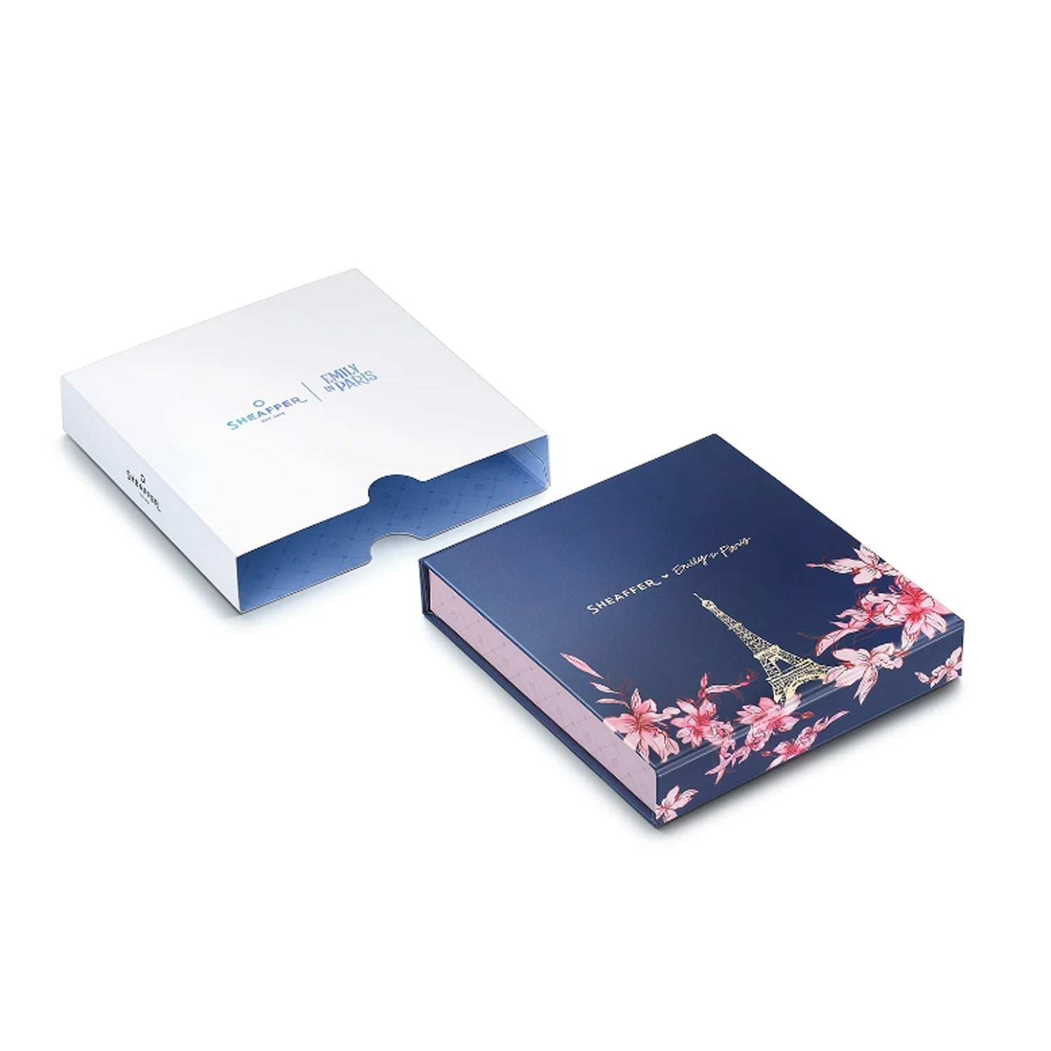 Sheaffer 9377 Emily in Paris Gift Set - 100 Champagne Ball Pen with Beige Small Notebook Sheaffer