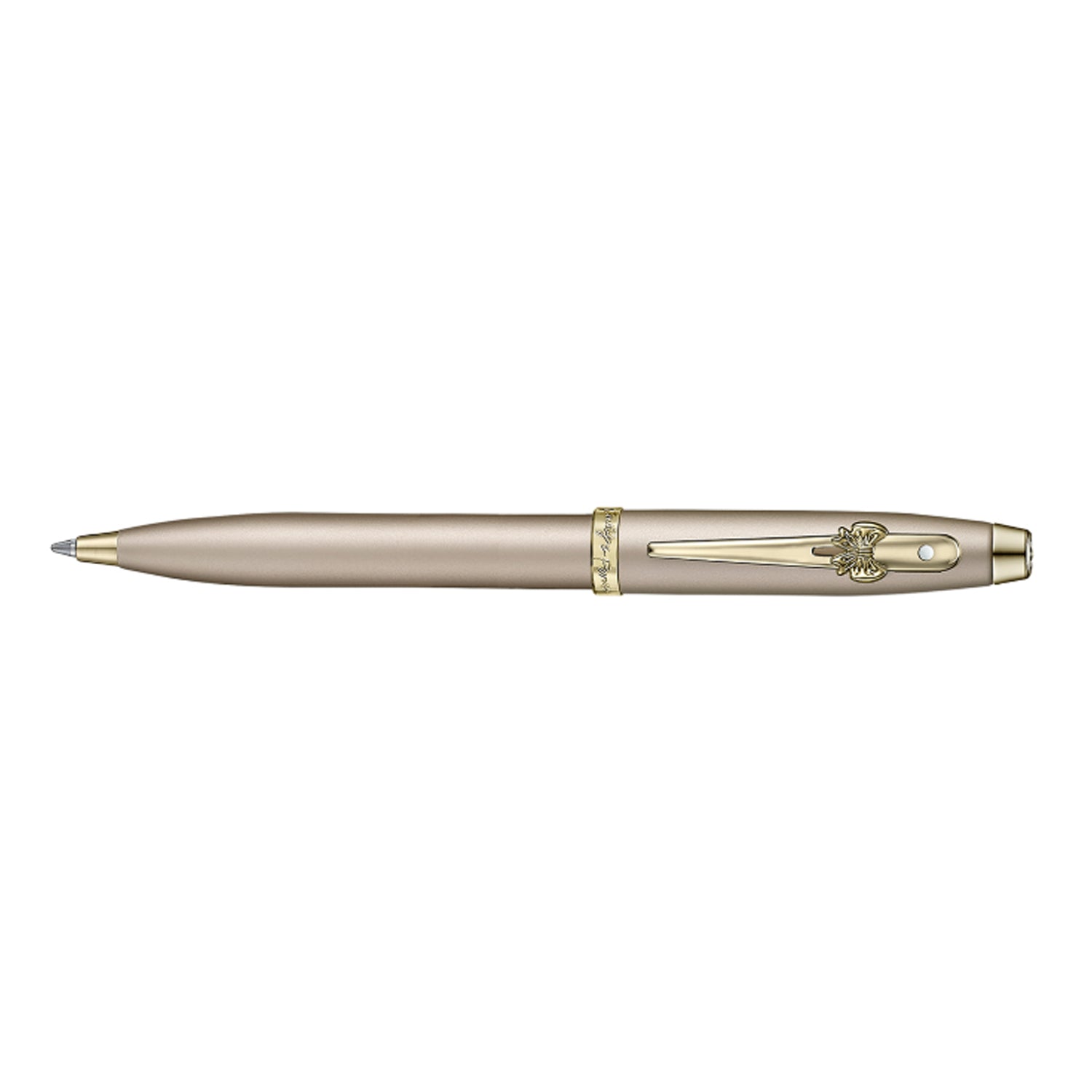 Sheaffer 9377 Emily in Paris Gift Set - 100 Champagne Ball Pen with Beige Small Notebook Sheaffer