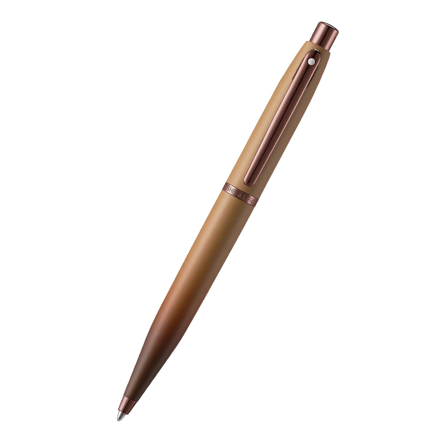 Sheaffer 9428 Gift Set - VFM Coffee Matte Brown Ball Pen with Brown A6 Notebook Sheaffer