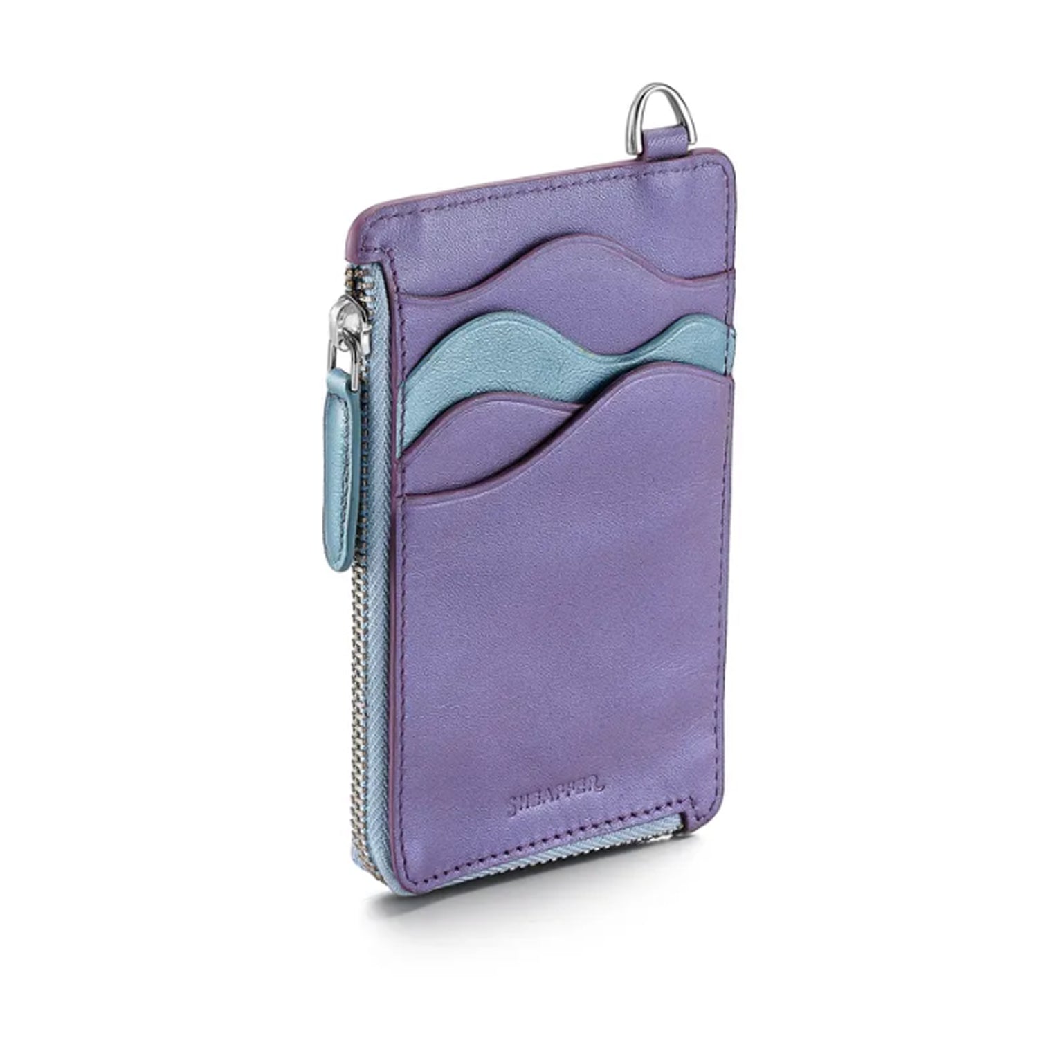 Sheaffer 9430 Gift Set - Expressions VFM Blue & Purple Pearlised Gradient Ball Pen with Credit Card Holder Sheaffer