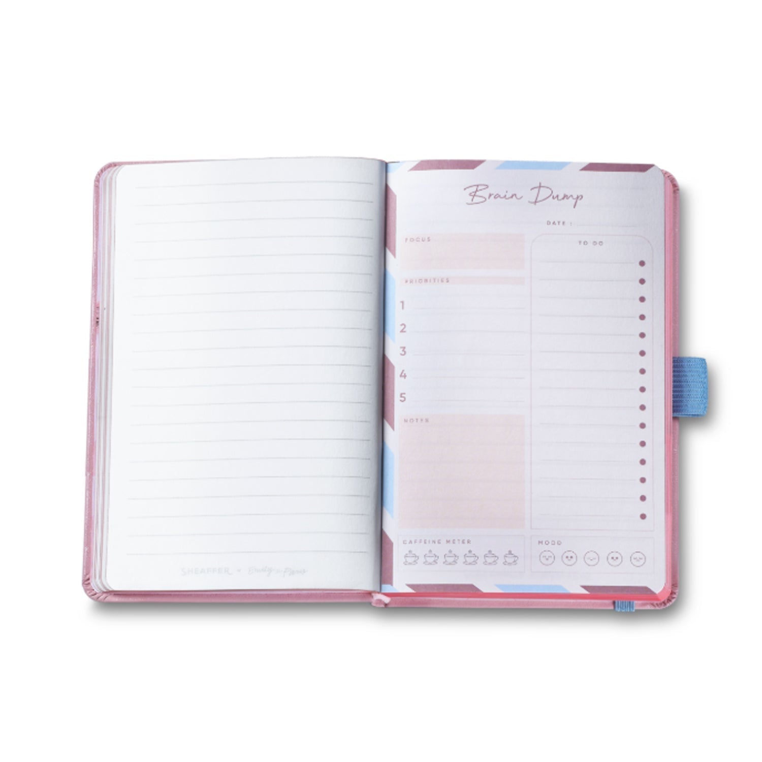 Sheaffer 9810 Emily in Paris Gift Set - Prelude Mini Pastel Pink Ball Pen with Pink Small Notebook Sheaffer