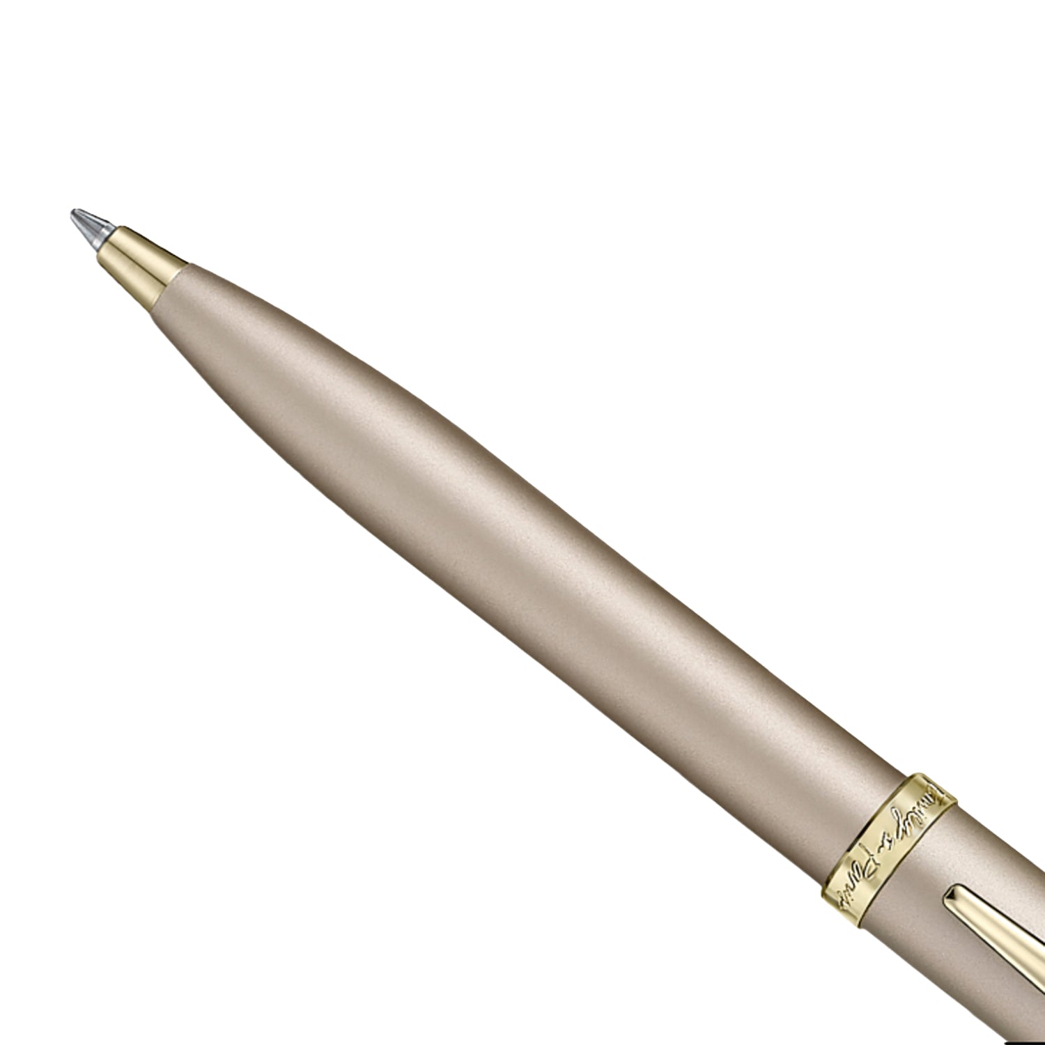 Sheaffer Emily in Paris 100 Ball Pen with Bow Shaped Clip Emblem - Champagne GT Sheaffer