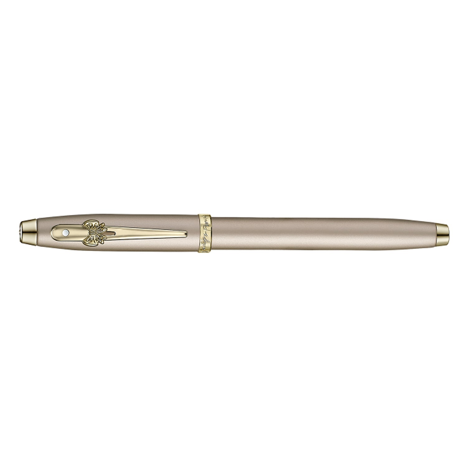 Sheaffer Emily in Paris 100 Fountain Pen with Bow Shaped Clip Emblem - Champagne GT Sheaffer