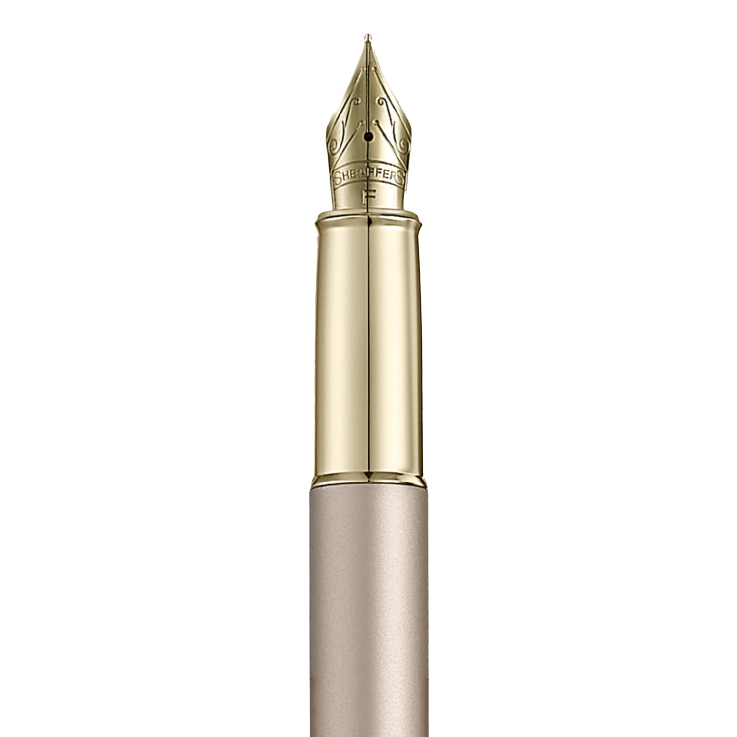 Sheaffer Emily in Paris 100 Fountain Pen with Bow Shaped Clip Emblem - Champagne GT Sheaffer