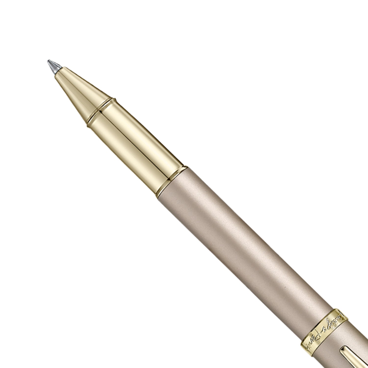 Sheaffer Emily in Paris 100 Roller Ball Pen with Bow Shaped Clip Emblem - Champagne GT Sheaffer