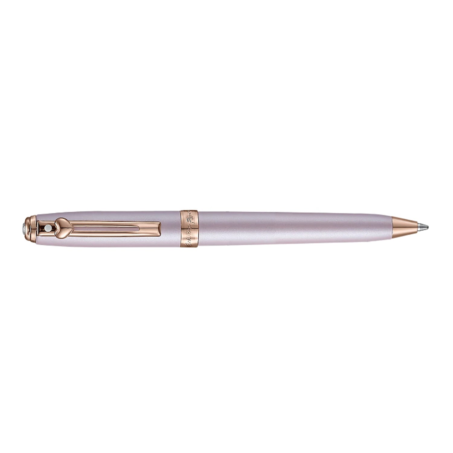 Sheaffer Emily in Paris Prelude Mini Ball Pen with Heart Emblem & Swarovski Crystal - Pastel Pink RGT Sheaffer