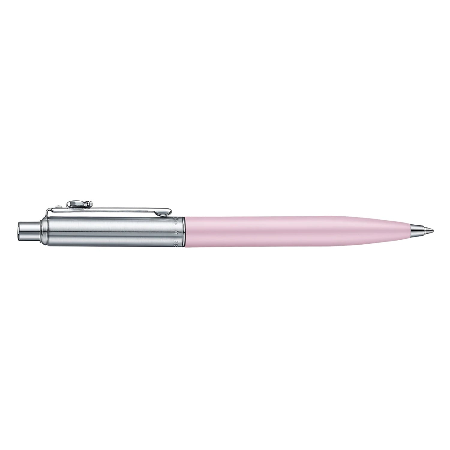 Sheaffer Emily in Paris Sentinel Ball Pen with Bow Shaped Clip Emblem - Matte Pink & Chrome Sheaffer