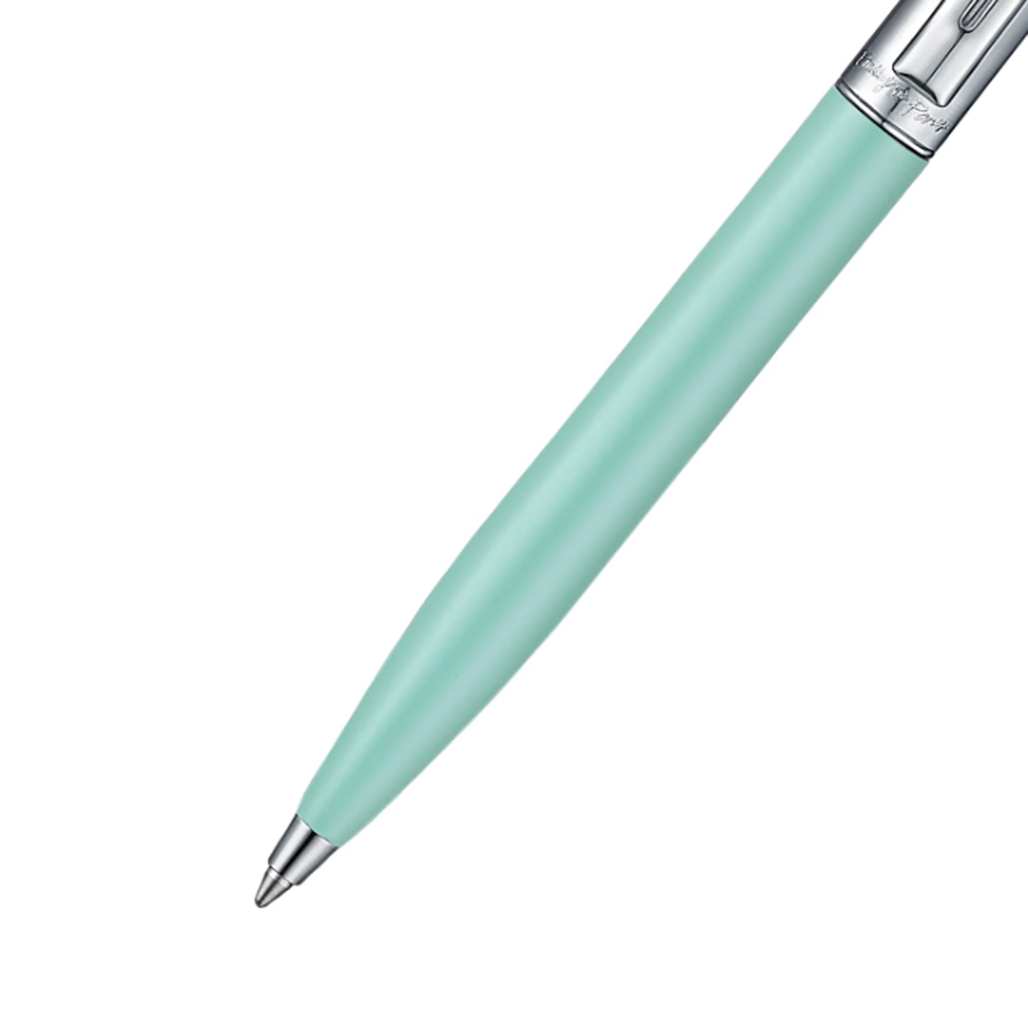 Sheaffer Emily in Paris Sentinel Ball Pen with Heart Emblem - Matte Gren & Chrome Sheaffer