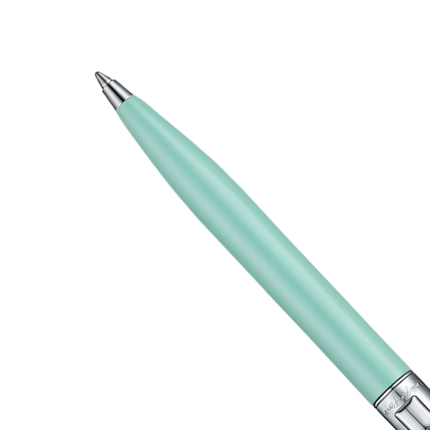 Sheaffer Emily in Paris Sentinel Ball Pen with Heart Emblem - Matte Gren & Chrome Sheaffer
