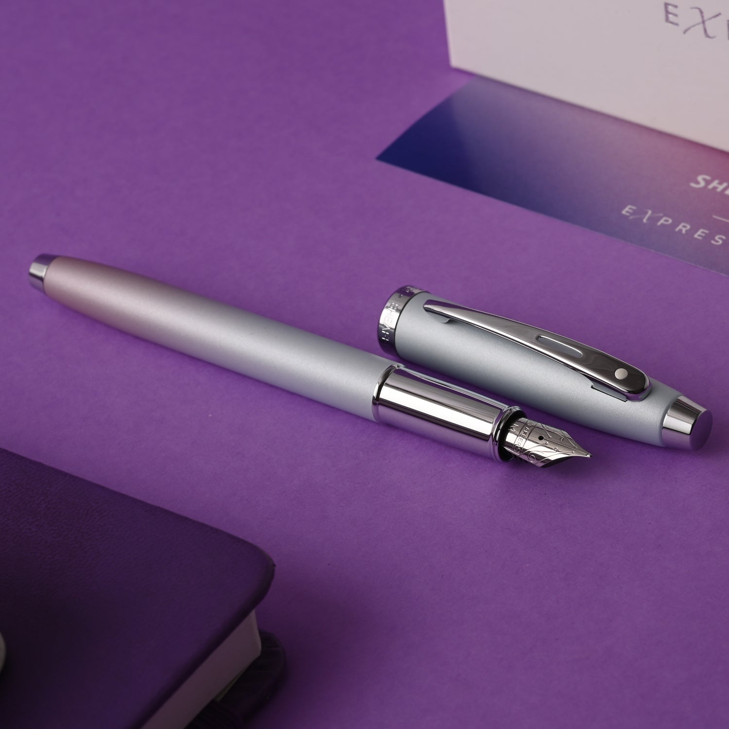 Sheaffer Expressions 100 Fountain Pen - Blue & Pink Pearlised Gradient CT Sheaffer