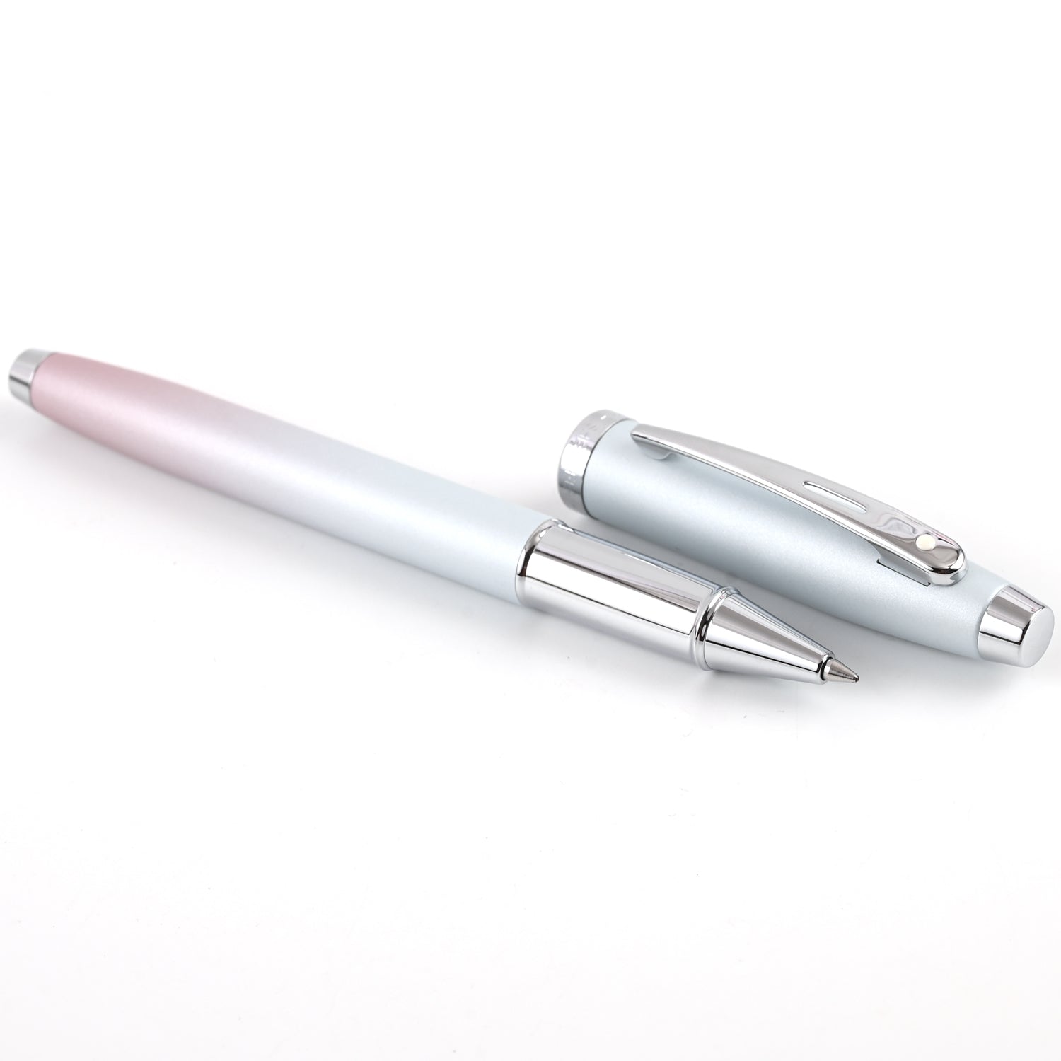 Sheaffer Expressions 100 Roller Ball Pen - Blue & Pink Pearlised Gradient CT Sheaffer