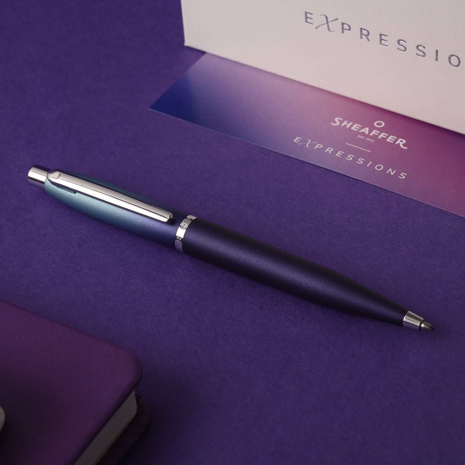 Sheaffer Expressions VFM Ball Pen - Blue & Purple Pearlised Gradient CT Sheaffer