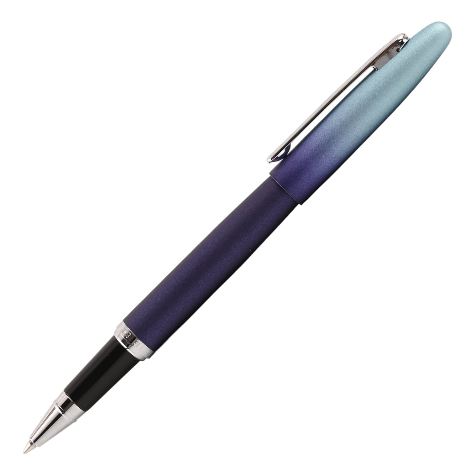 Sheaffer Expressions VFM Roller Ball Pen - Blue & Purple Pearlised Gradient CT Sheaffer