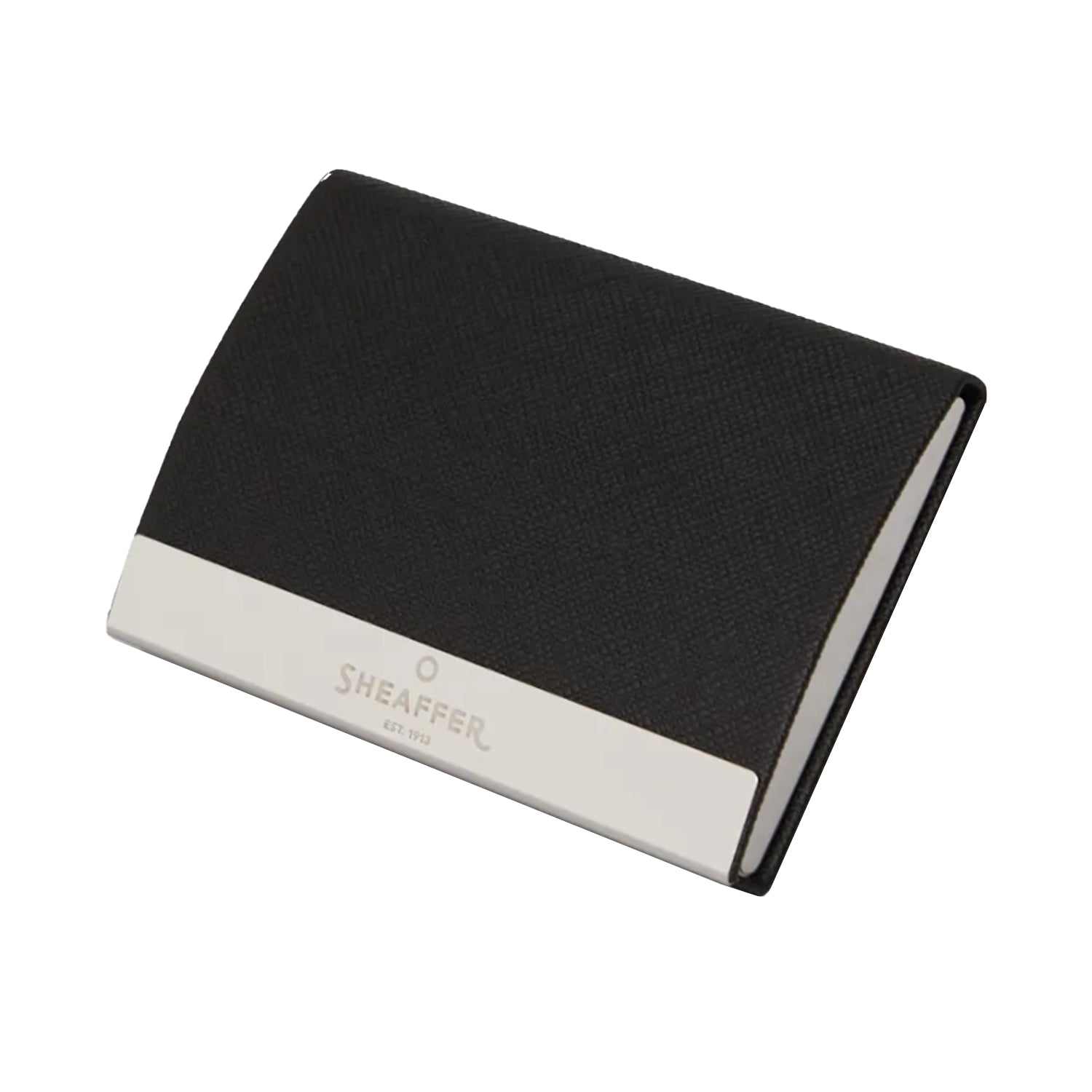 Sheaffer Gift Set - 100 Series Matt Black Ball Pen with Card Holder Sheaffer